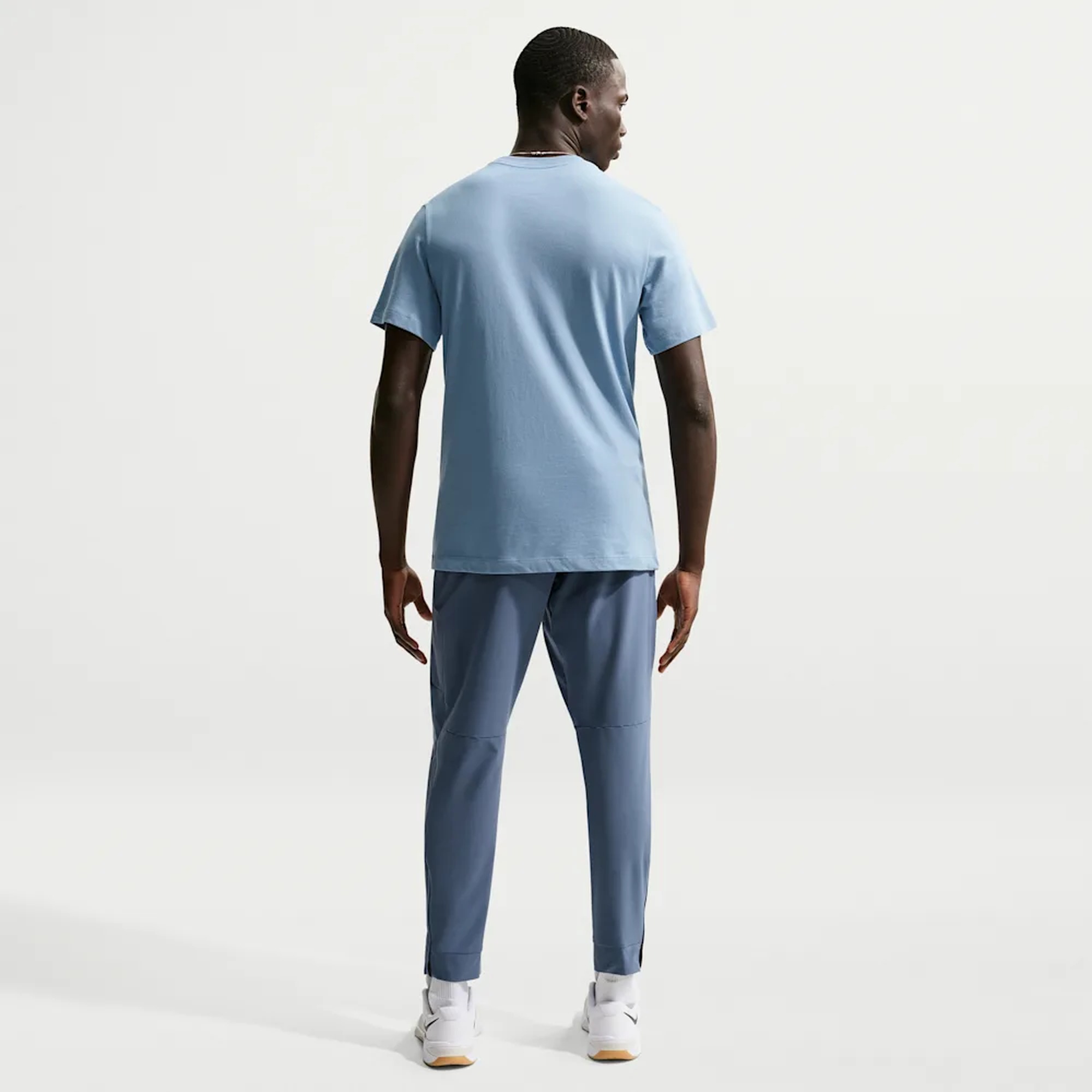Nike Polera Dri-FIT Big Logo, AZUL, hi-res
