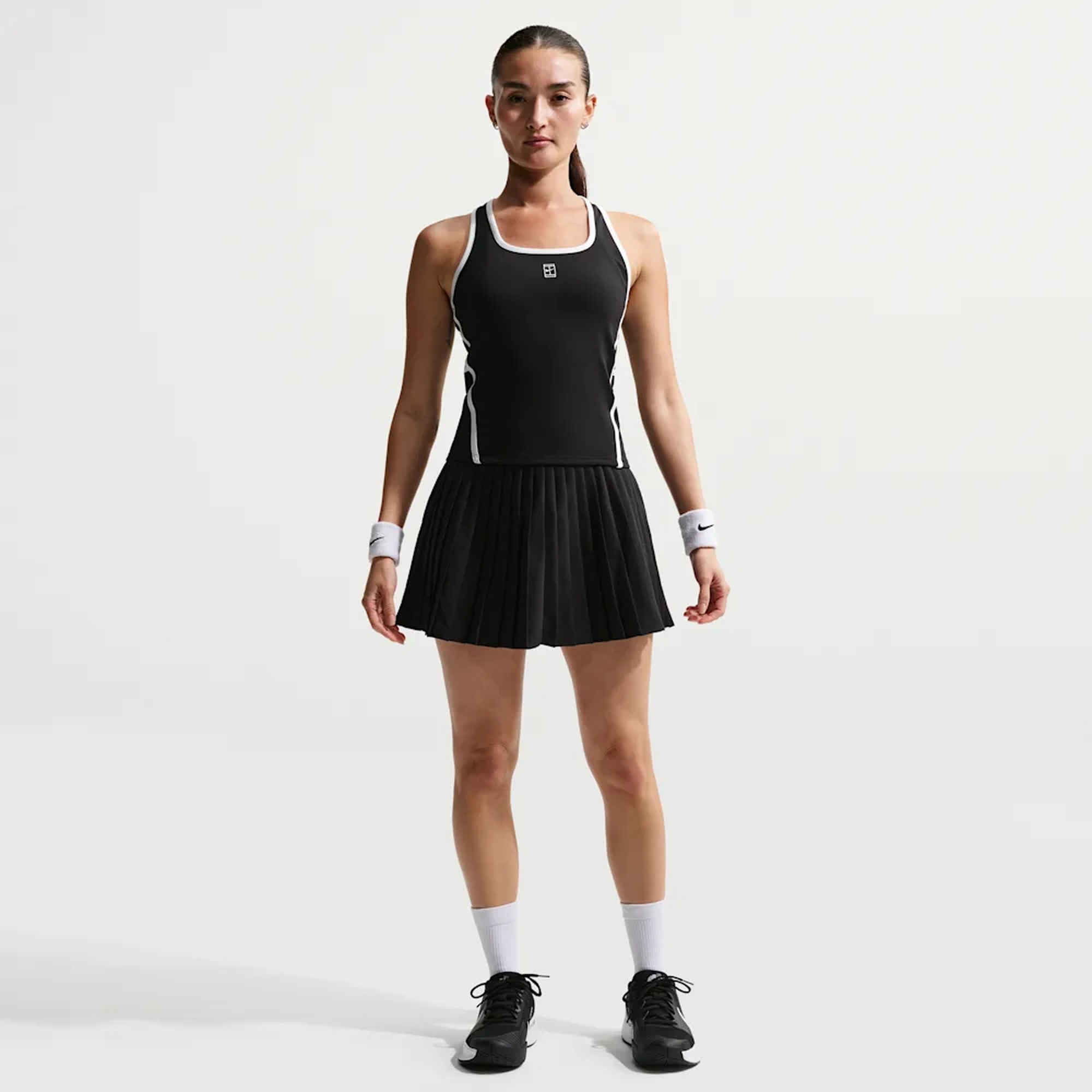 Nike Falda de tenis Victory , NEGRO, hi-res