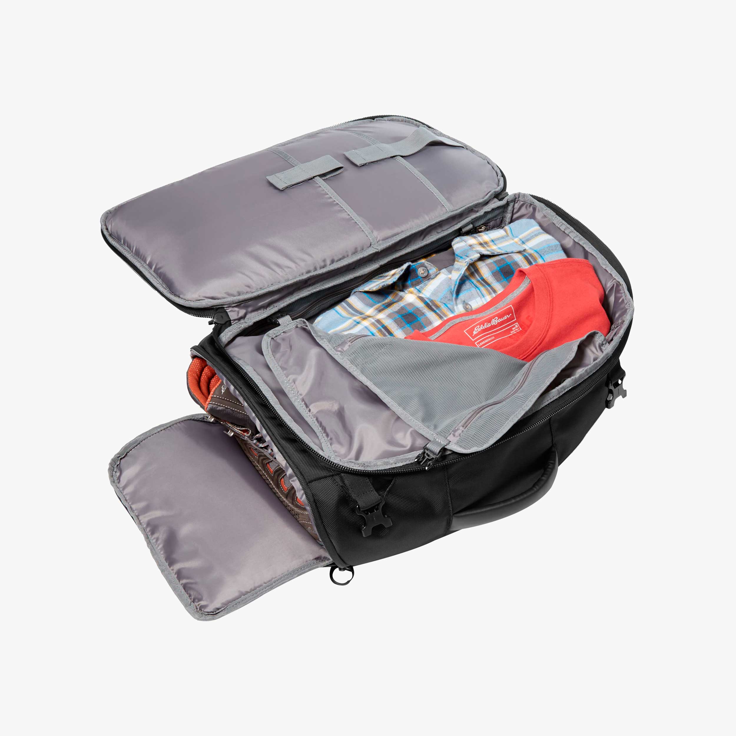 Eddie Bauer Voyager 3.0 Pack Duffel, NEGRO, hi-res