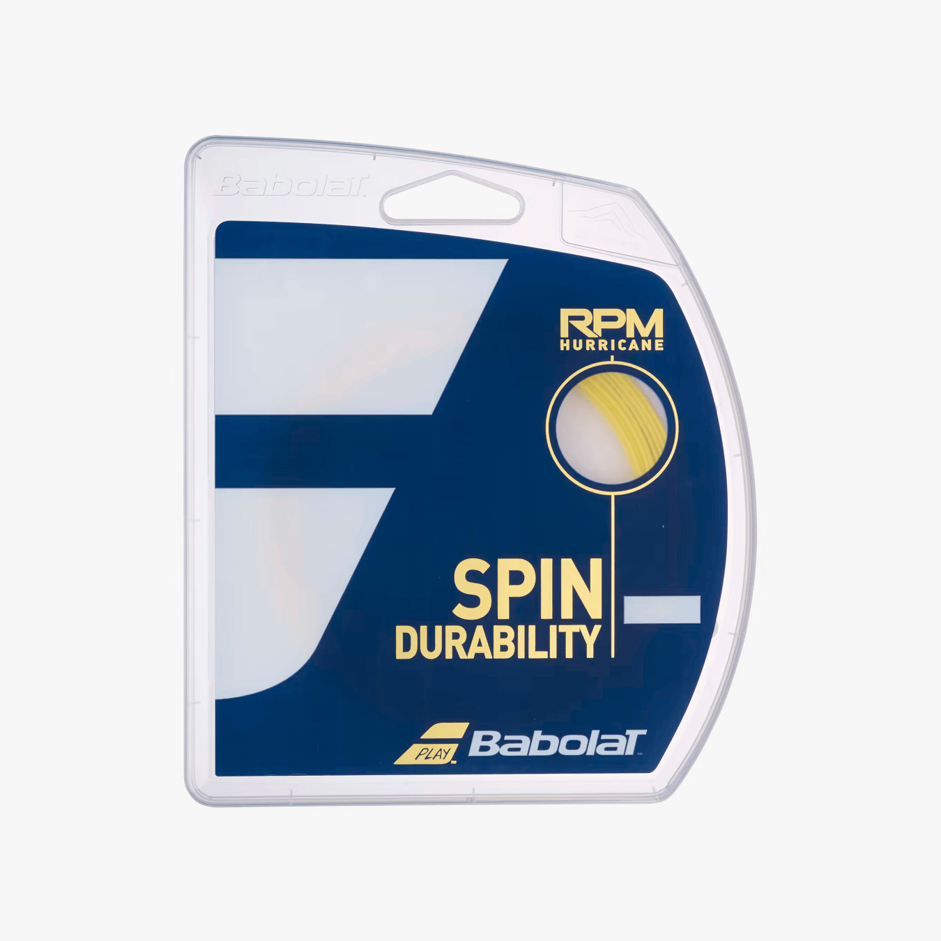 Babolat Cuerda Tenis RPM Hurricane 12 mt, AMARILLO, hi-res