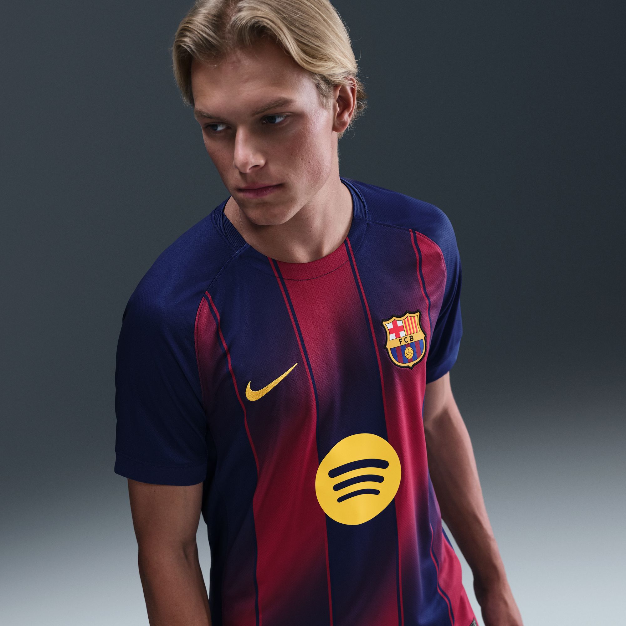 Nike Camiseta FC Barcelona 2025/26 Local Stadium, AZUL, hi-res