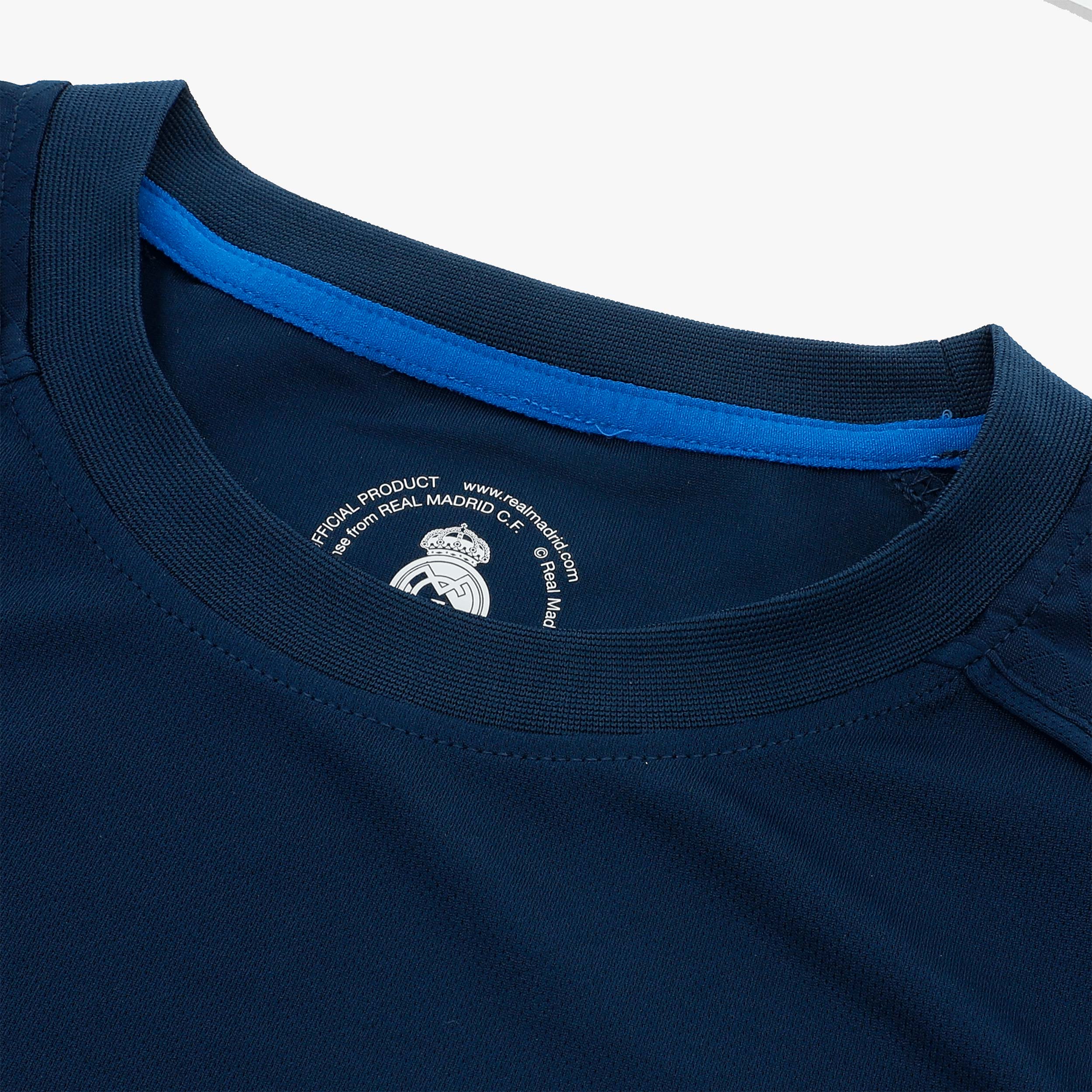 Real Madrid Polera Soccer Heritage, AZUL, hi-res