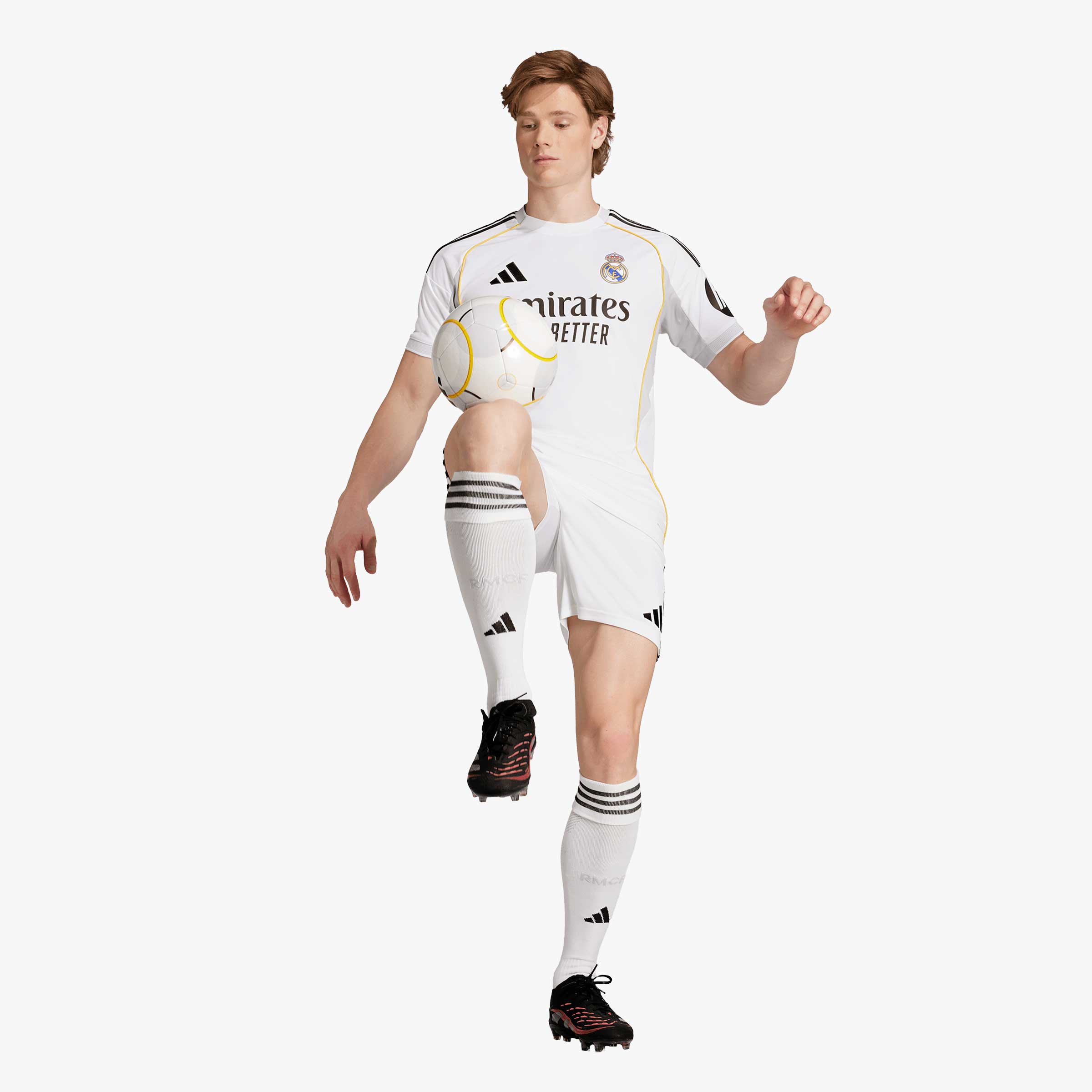 adidas Shorts de Local Real Madrid 25/26, BLANCO, hi-res