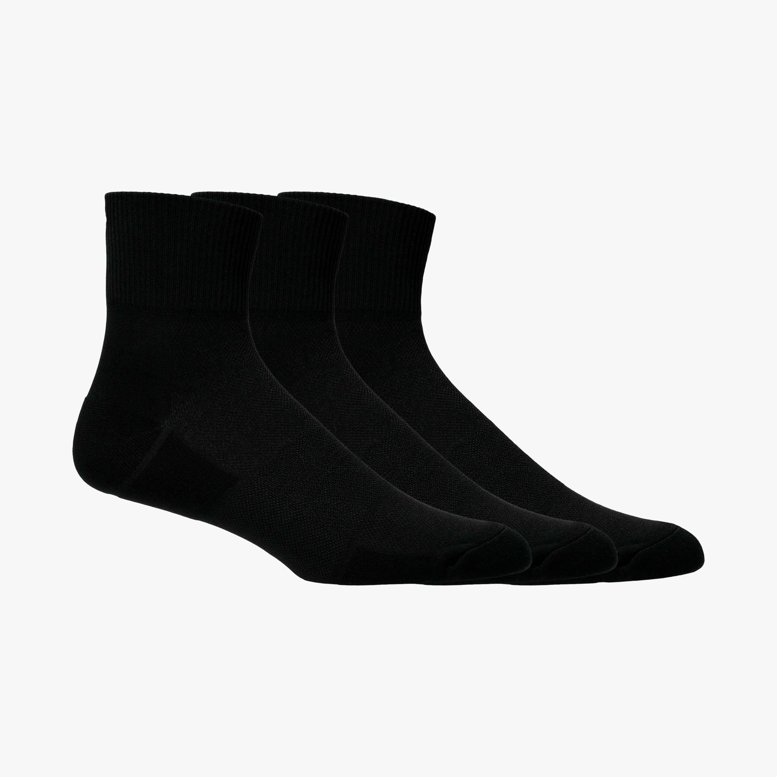 Asics Calcetines Running Quarter 3 Pares, NEGRO, hi-res