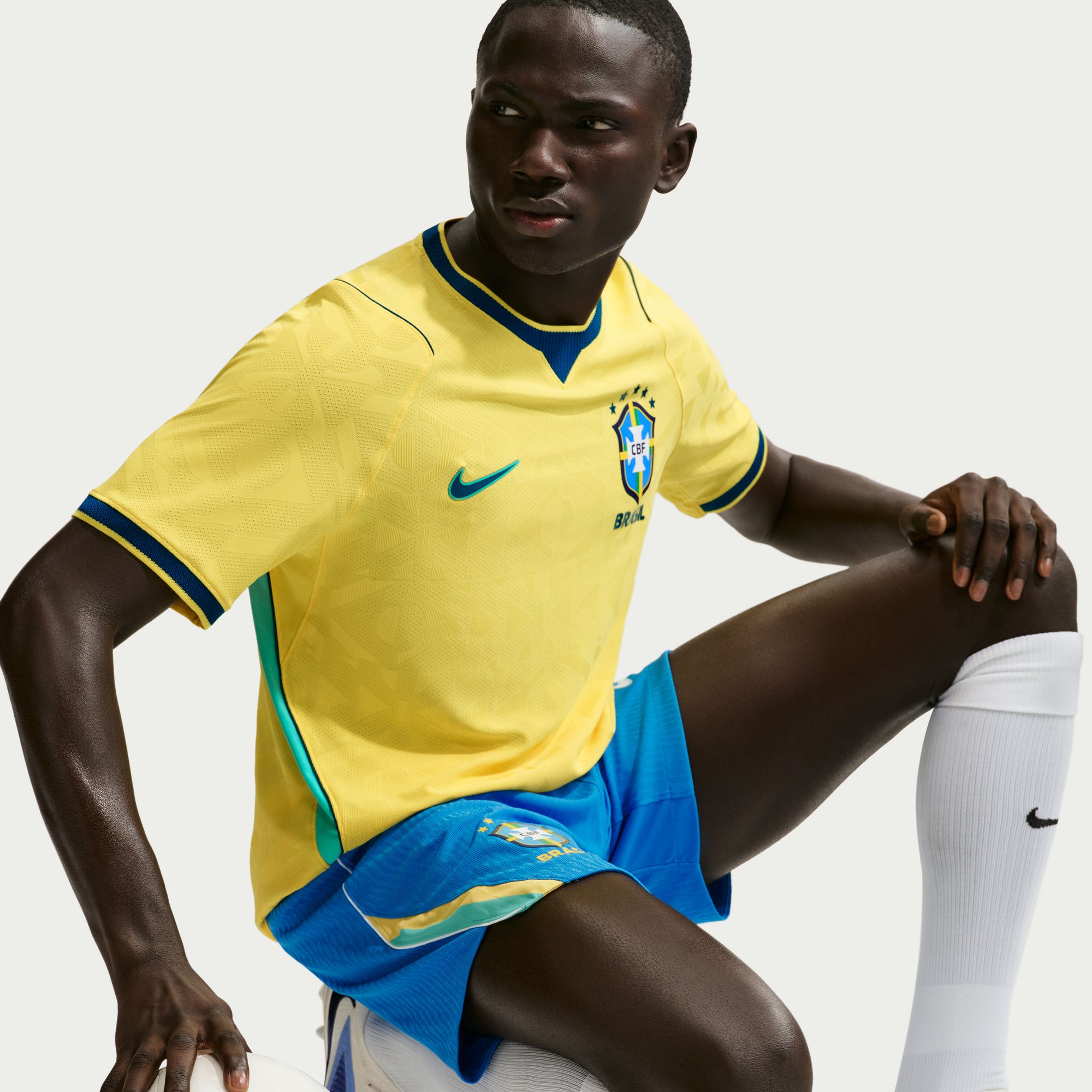 Nike Camiseta Brasil Local 2026 Match, AMARILLO, hi-res