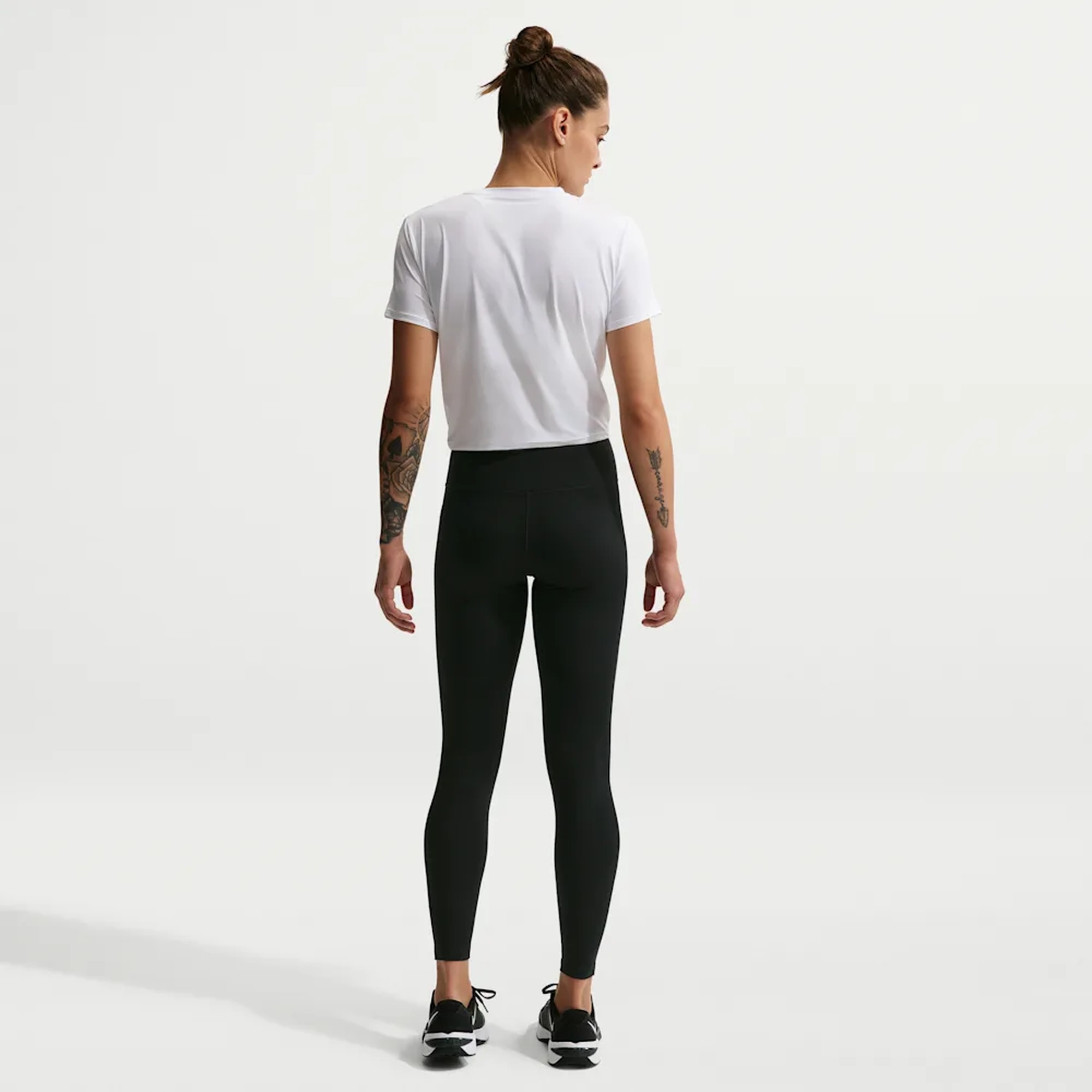 Nike One Calzas Seamless Front, NEGRO, hi-res