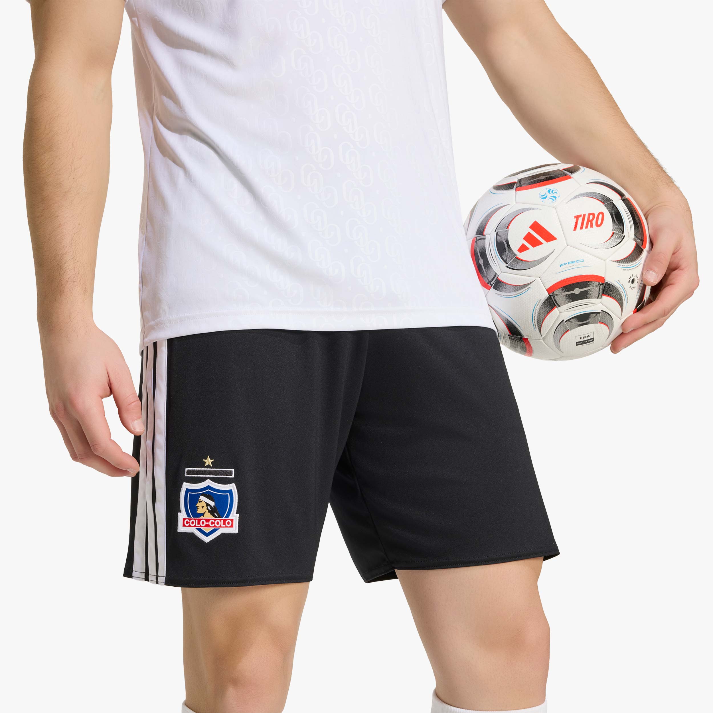 adidas Shorts Colo-Colo Local 2026, NEGRO, hi-res