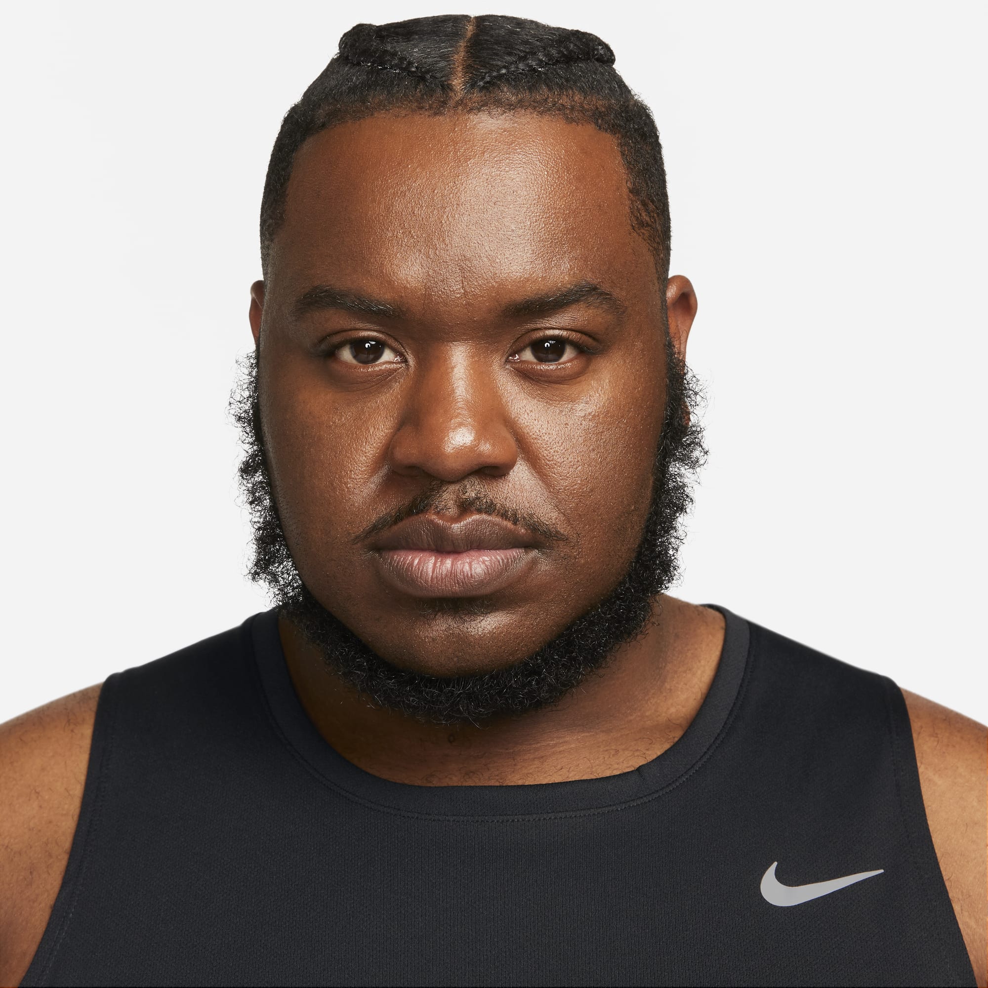 Nike Polera Miler, NEGRO, hi-res