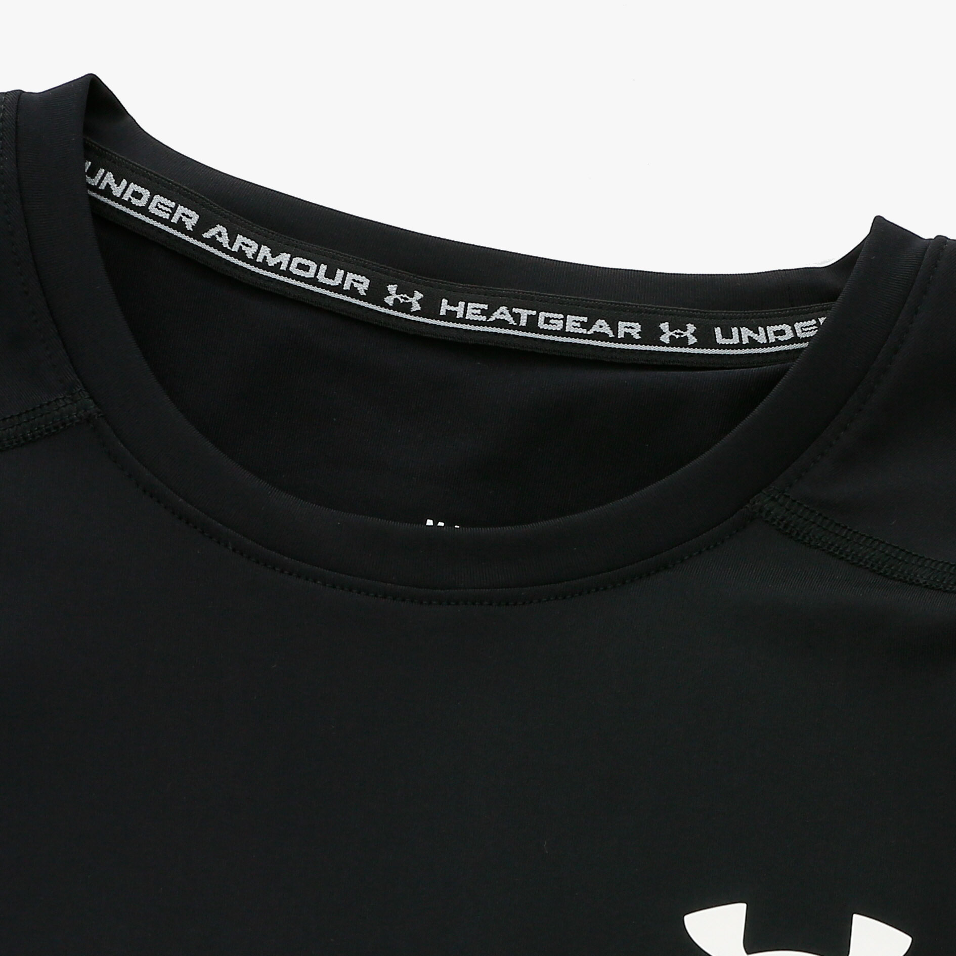 Under Armour Polera HeatGear, NEGRO, hi-res