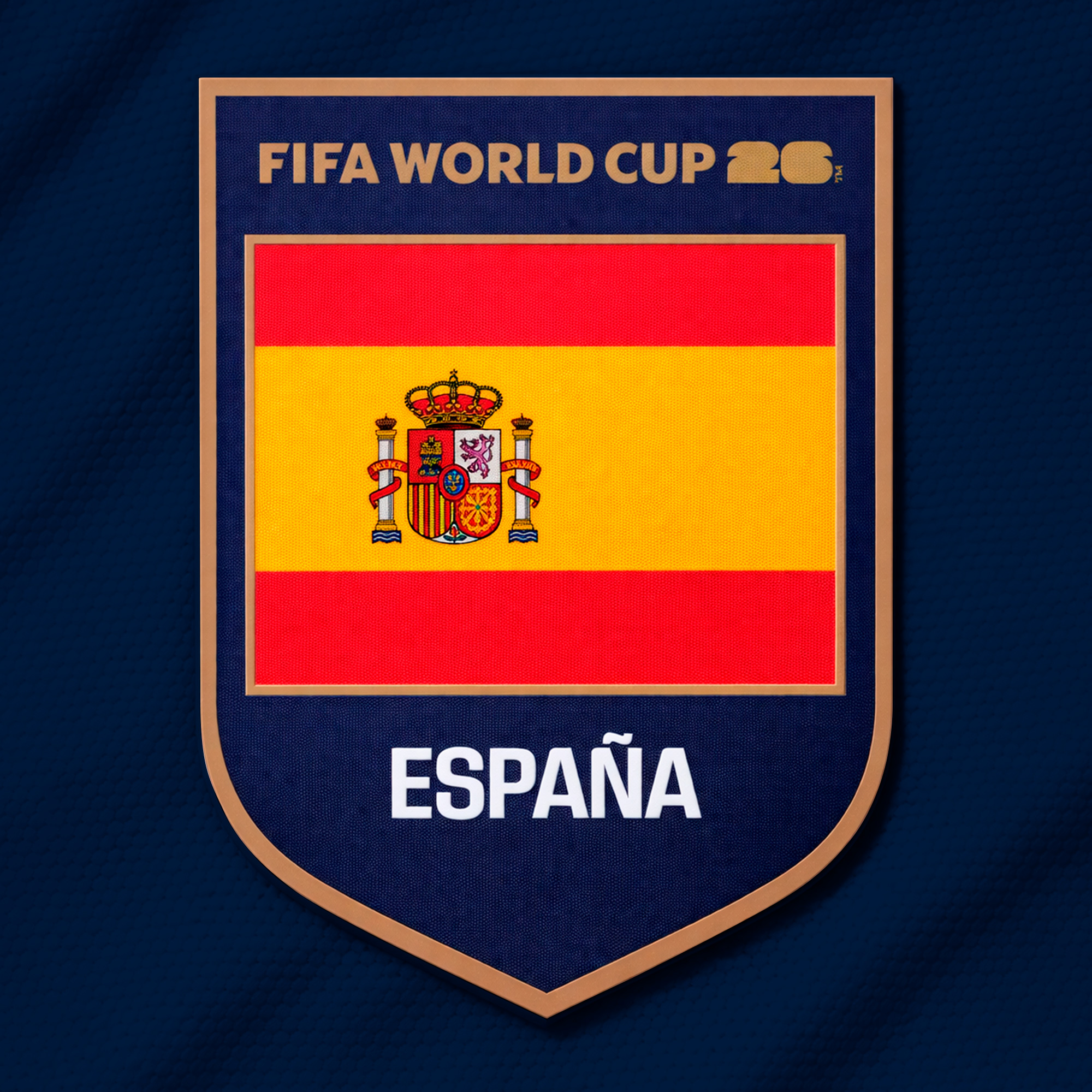 FIFA Polera Mundial 2026 Espa&ntilde;a, AZUL, hi-res
