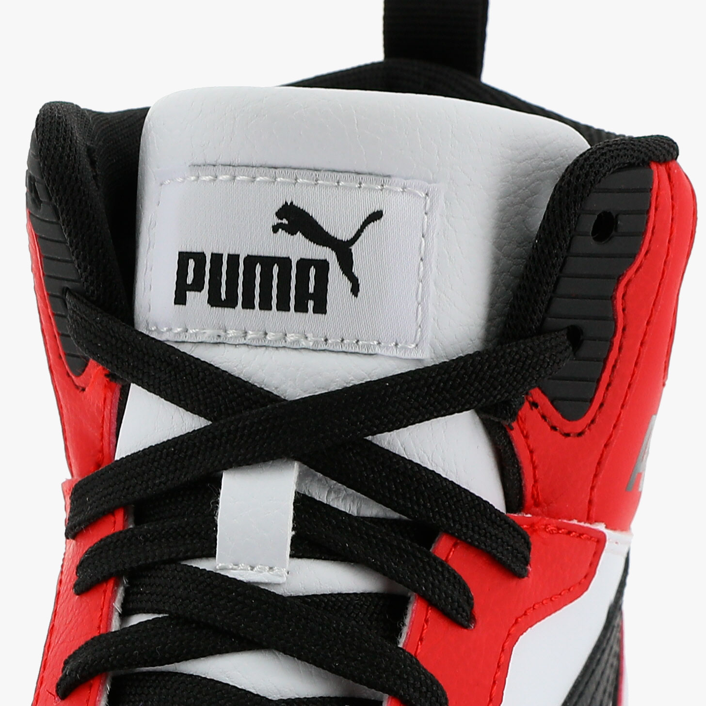 Puma Zapatillas Rebound V6 Mid JR, ROJO, hi-res