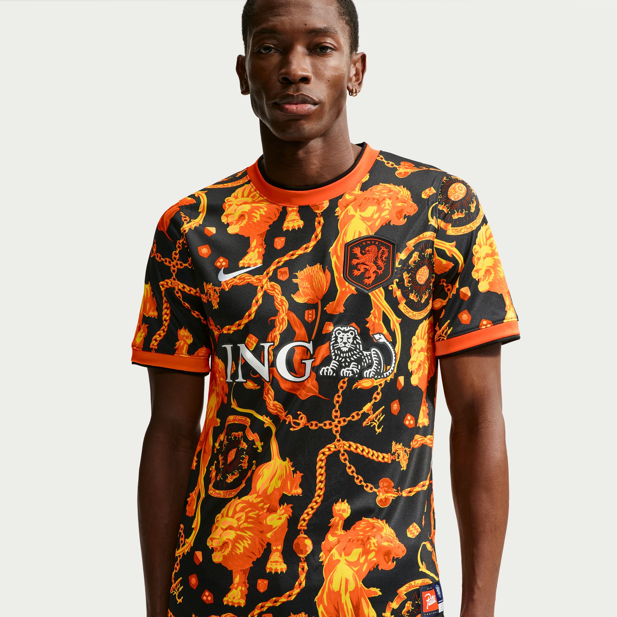 Nike Polera Netherlands x Patta, NEGRO, hi-res