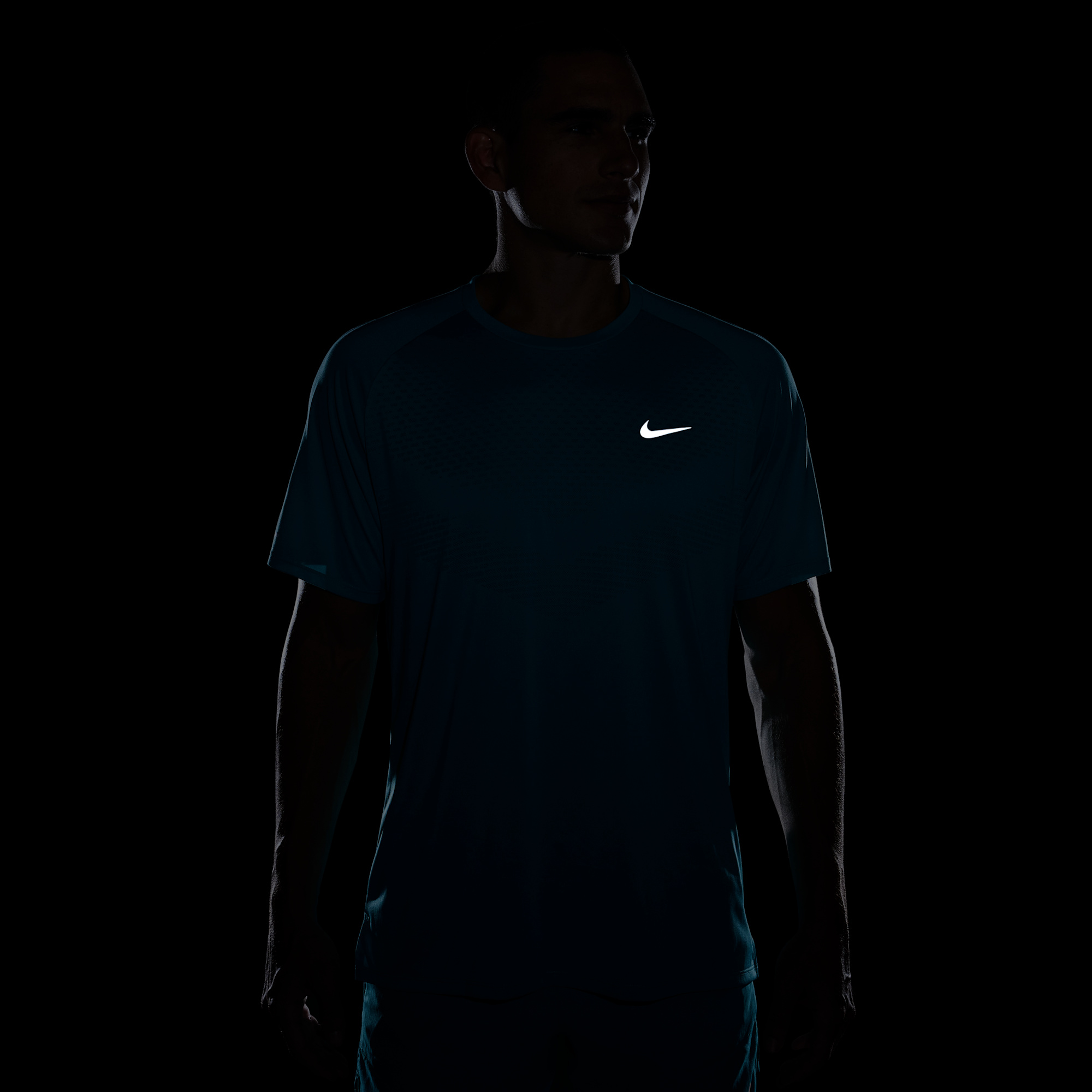 Nike Polera Stride, VERDE, hi-res