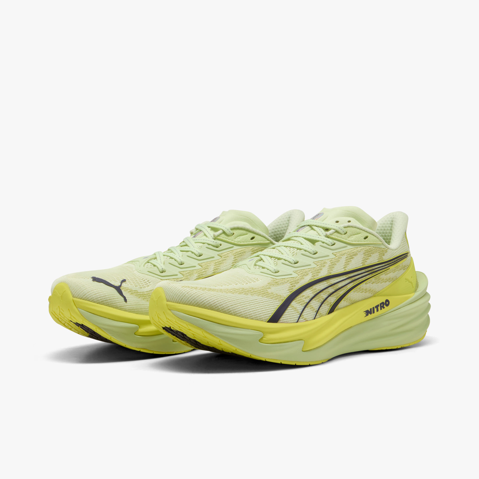 Puma Zapatillas Deviate Nitro 4, VERDE, hi-res
