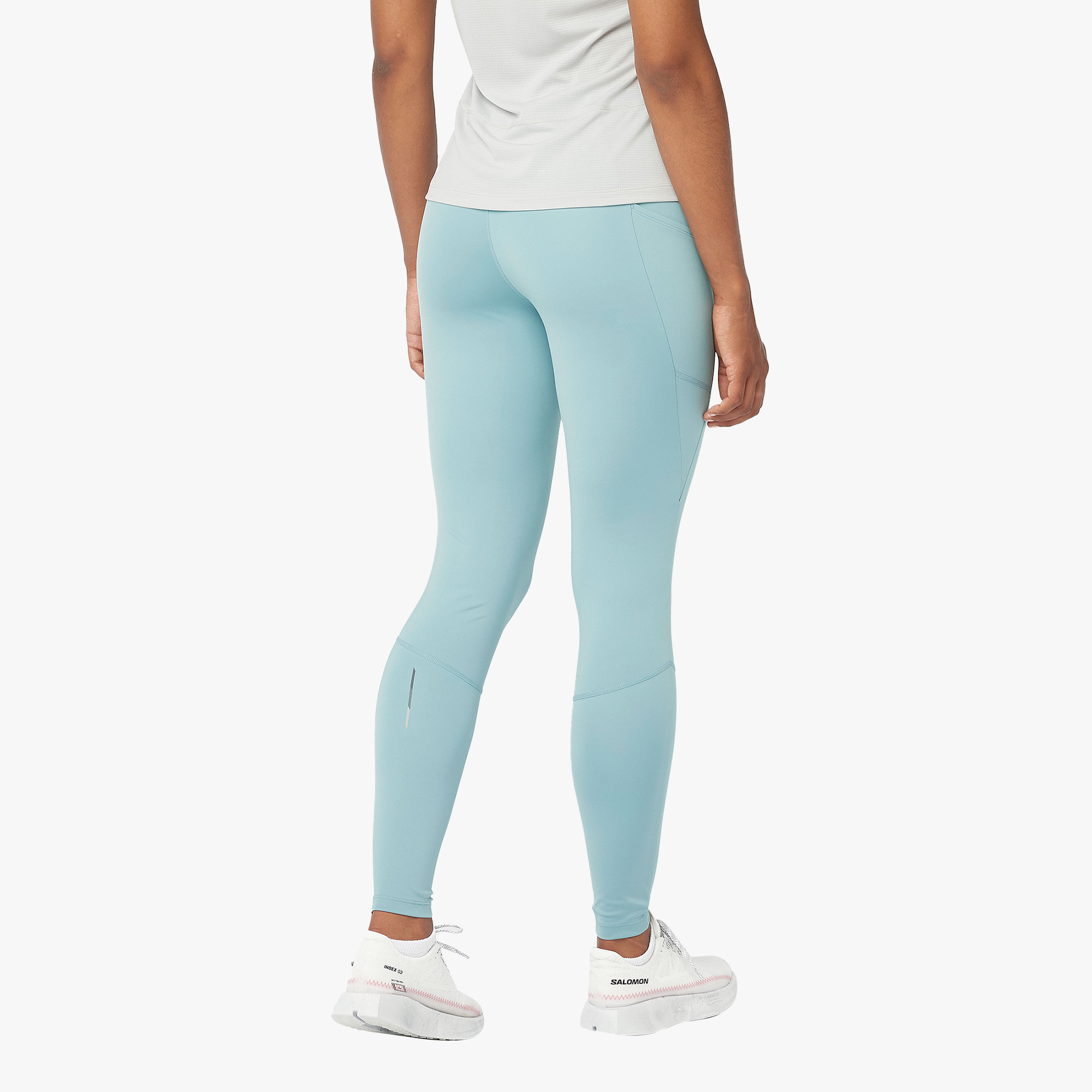 Salomon Calzas Cross Run 28'' Tight, AZUL, hi-res