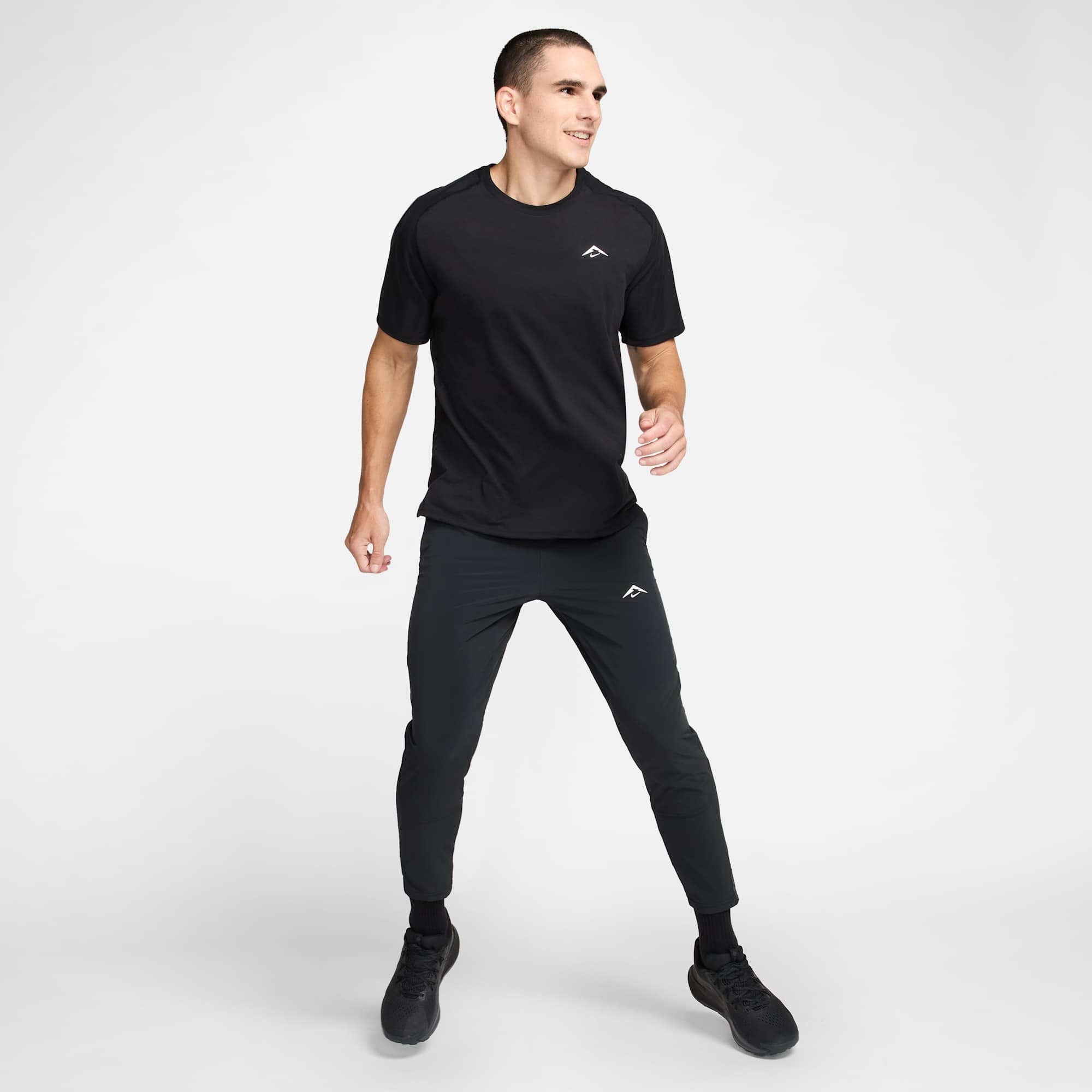 Nike Polera Solar Chase, NEGRO, hi-res