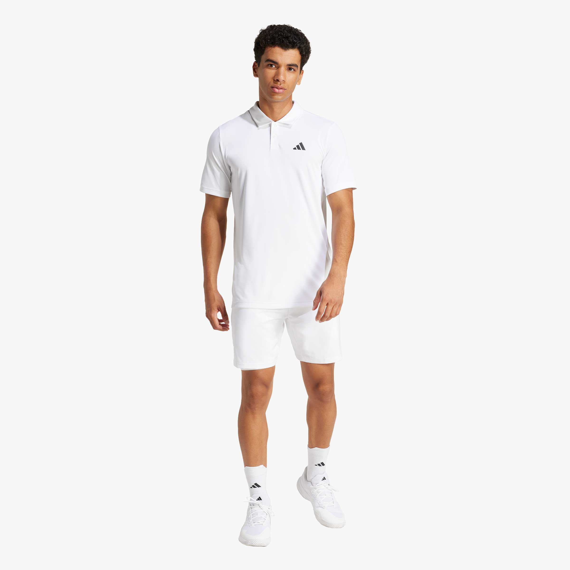 adidas Polera con Cuello Club Tennis, BLANCO, hi-res