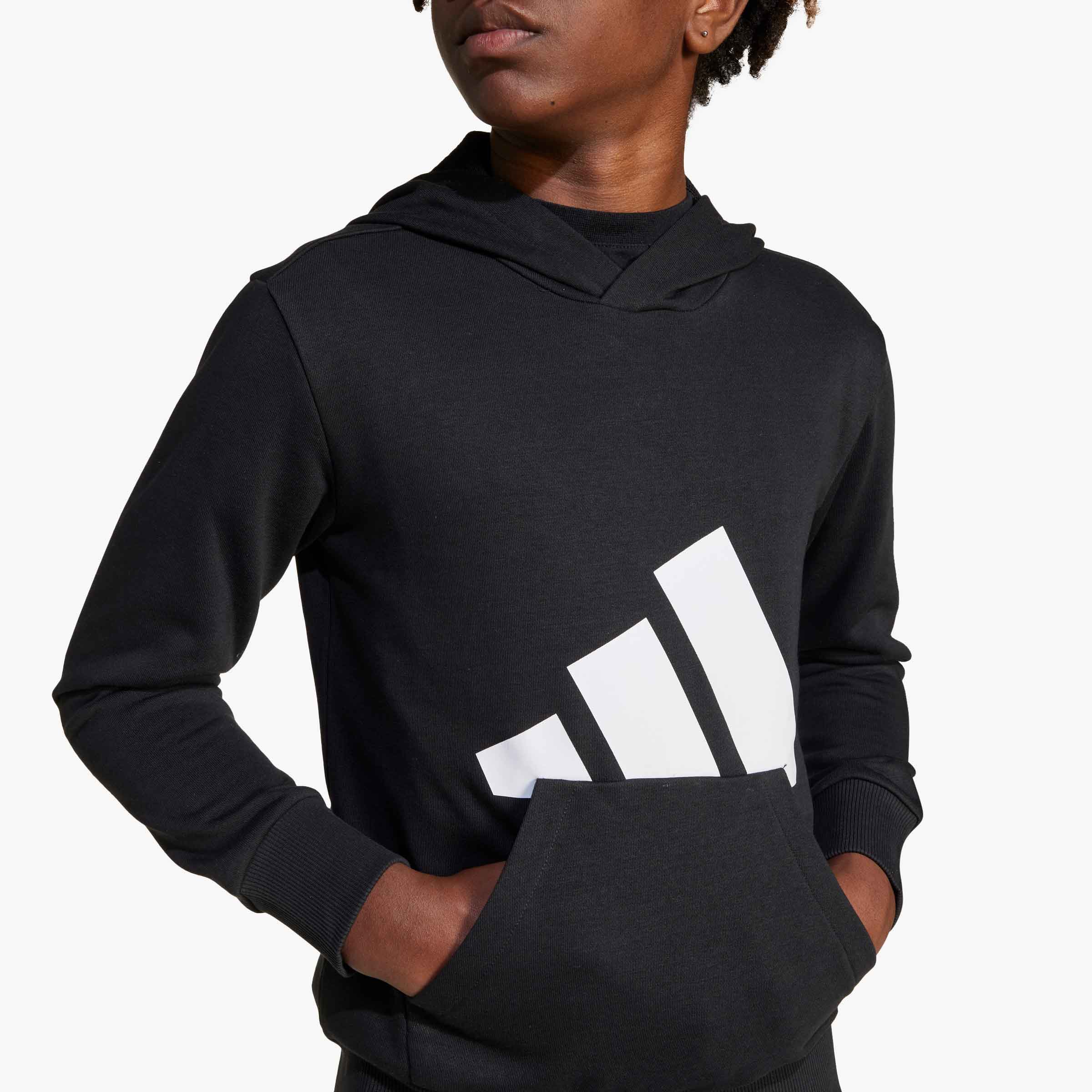 adidas Poler&oacute;n Essentials Ni&ntilde;os, NEGRO, hi-res