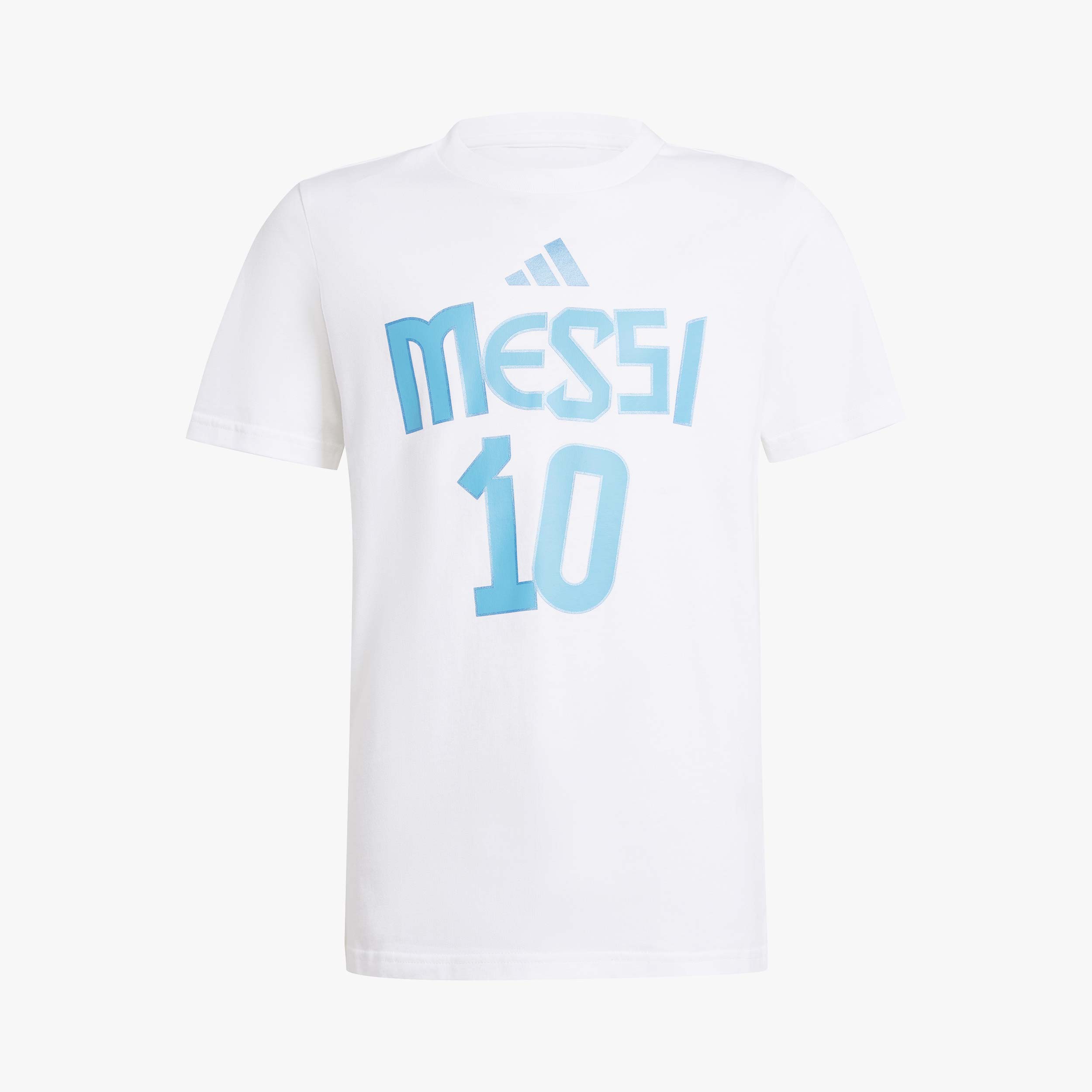 adidas Polera Messi Niños, BLANCO, hi-res