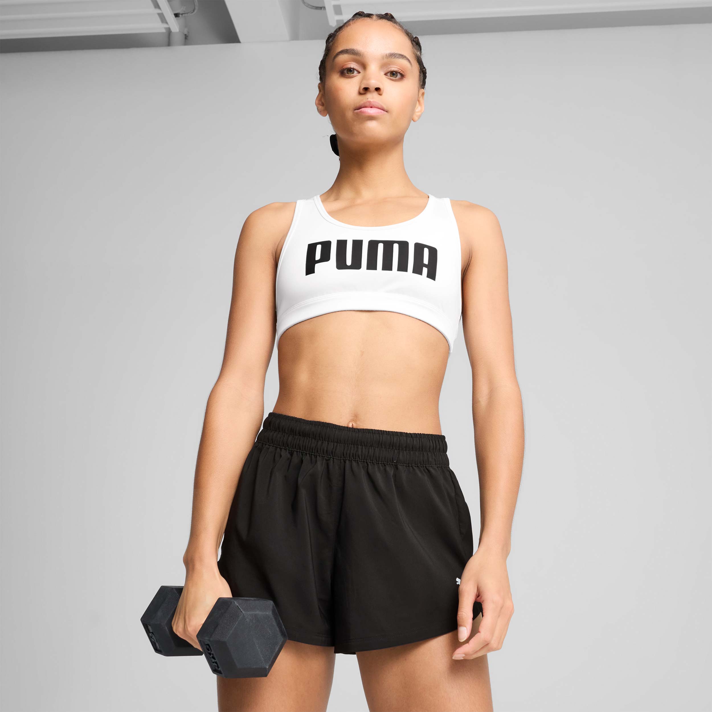 Puma Bra deportivo 4KEEPS, BLANCO, hi-res