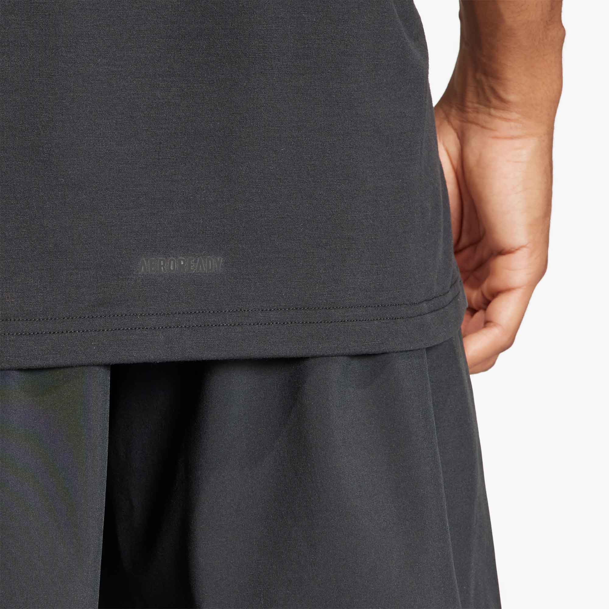 adidas Polera Designed for Training, NEGRO, hi-res