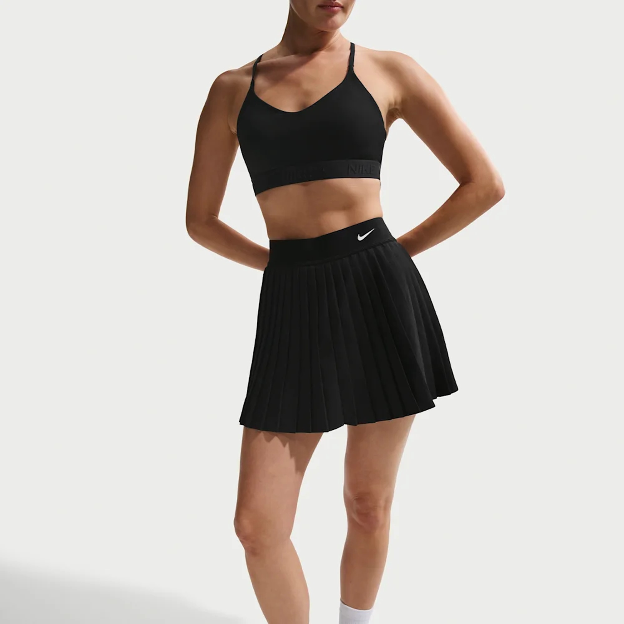 Nike Falda de tenis Victory , NEGRO, hi-res