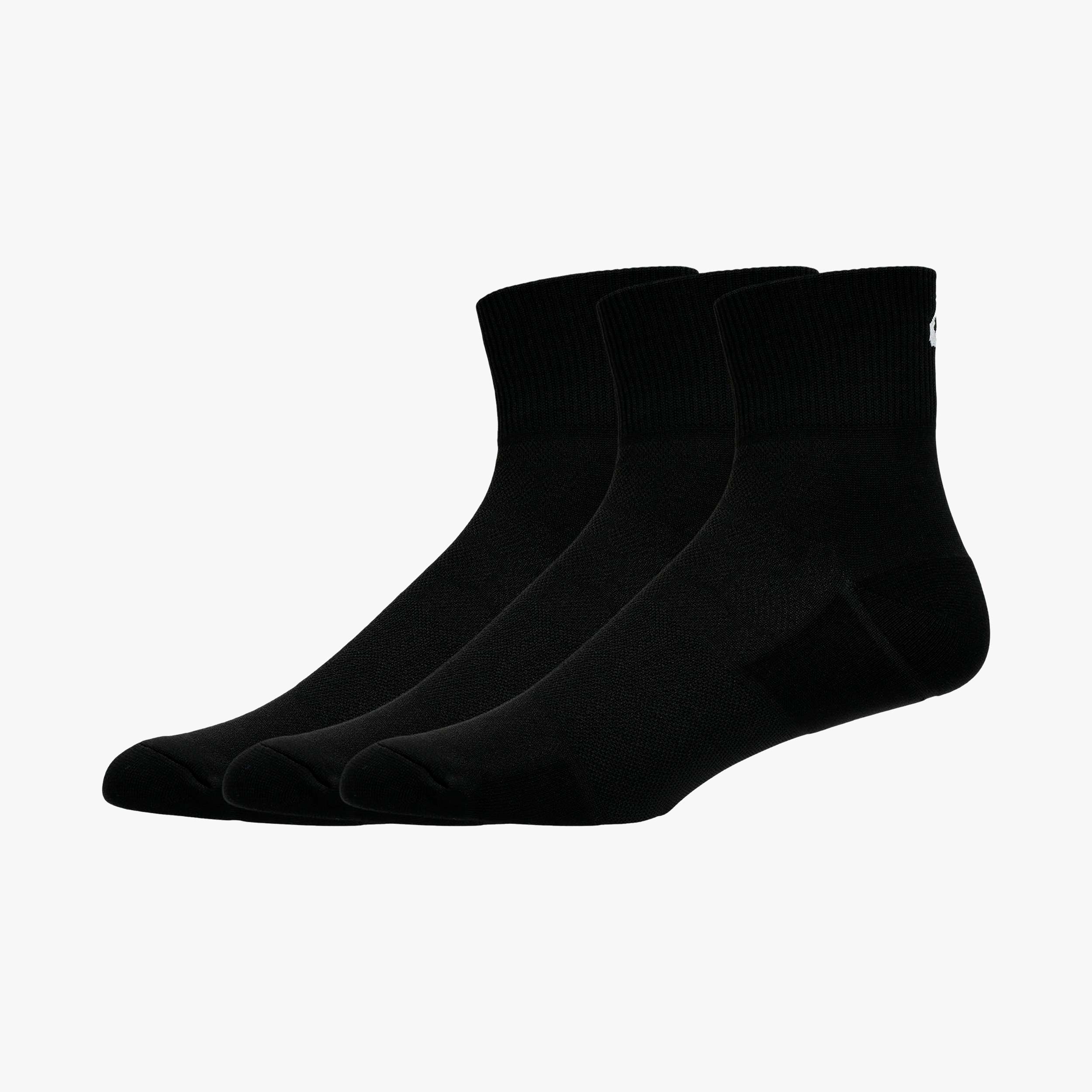 Asics Calcetines Running Quarter 3 Pares, NEGRO, hi-res