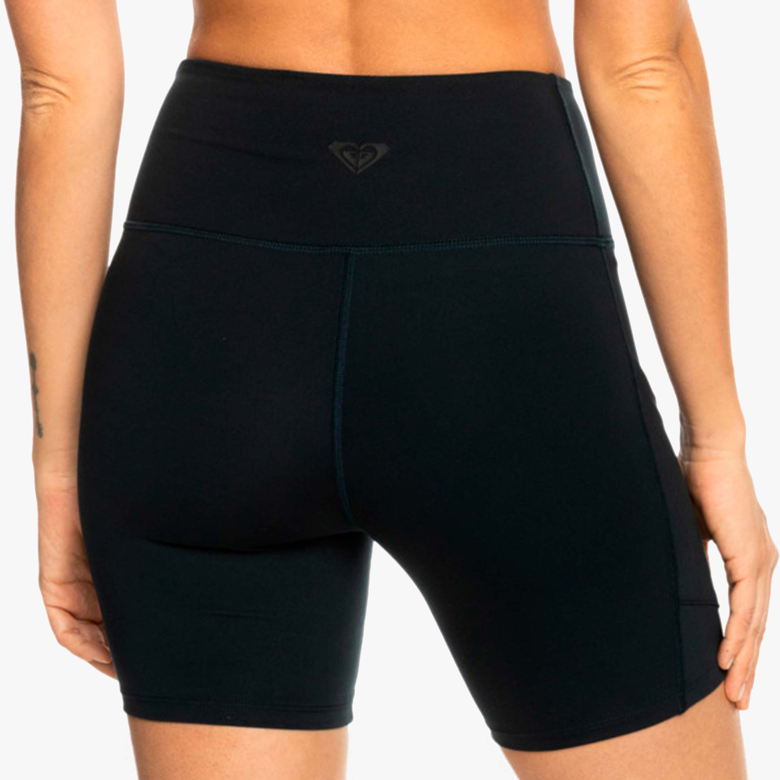 Roxy Shorts Heart Into It Biker, NEGRO, hi-res
