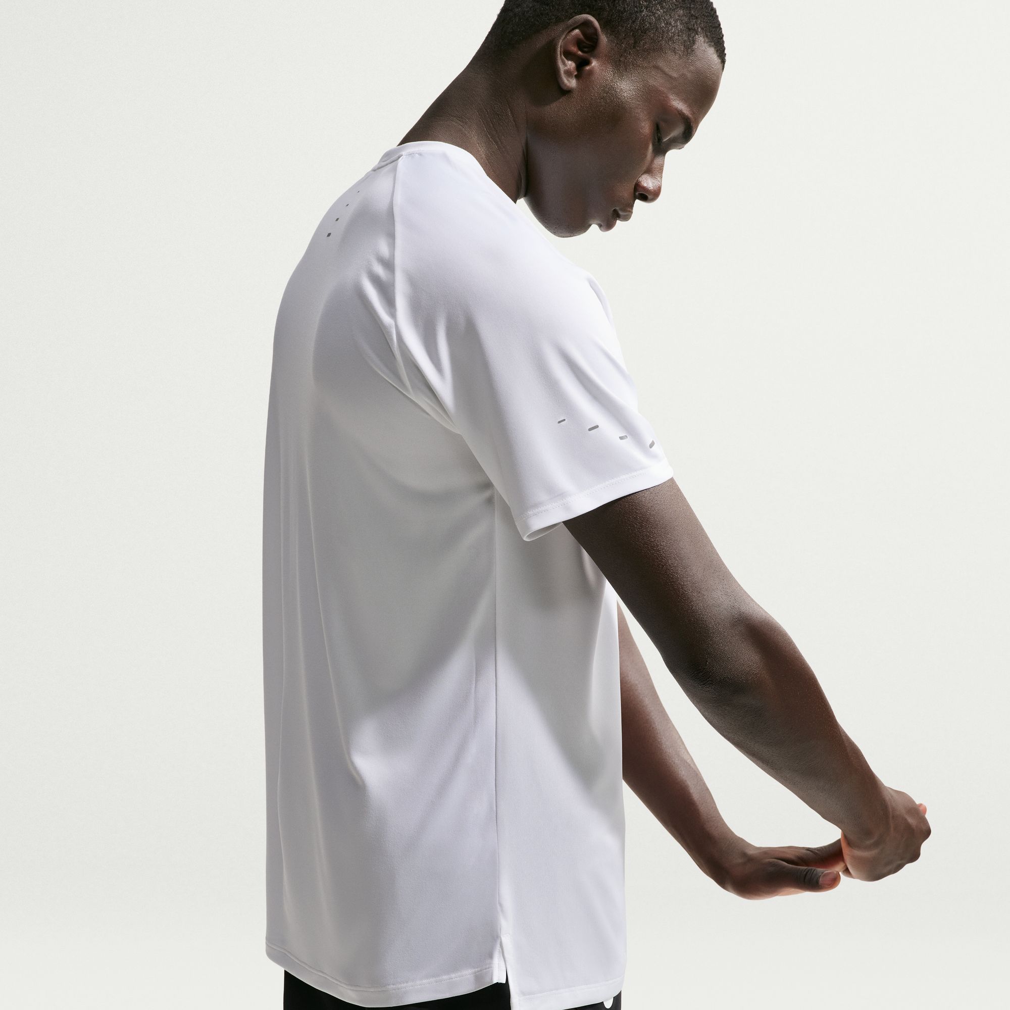 Nike Polera Stride, BLANCO, hi-res