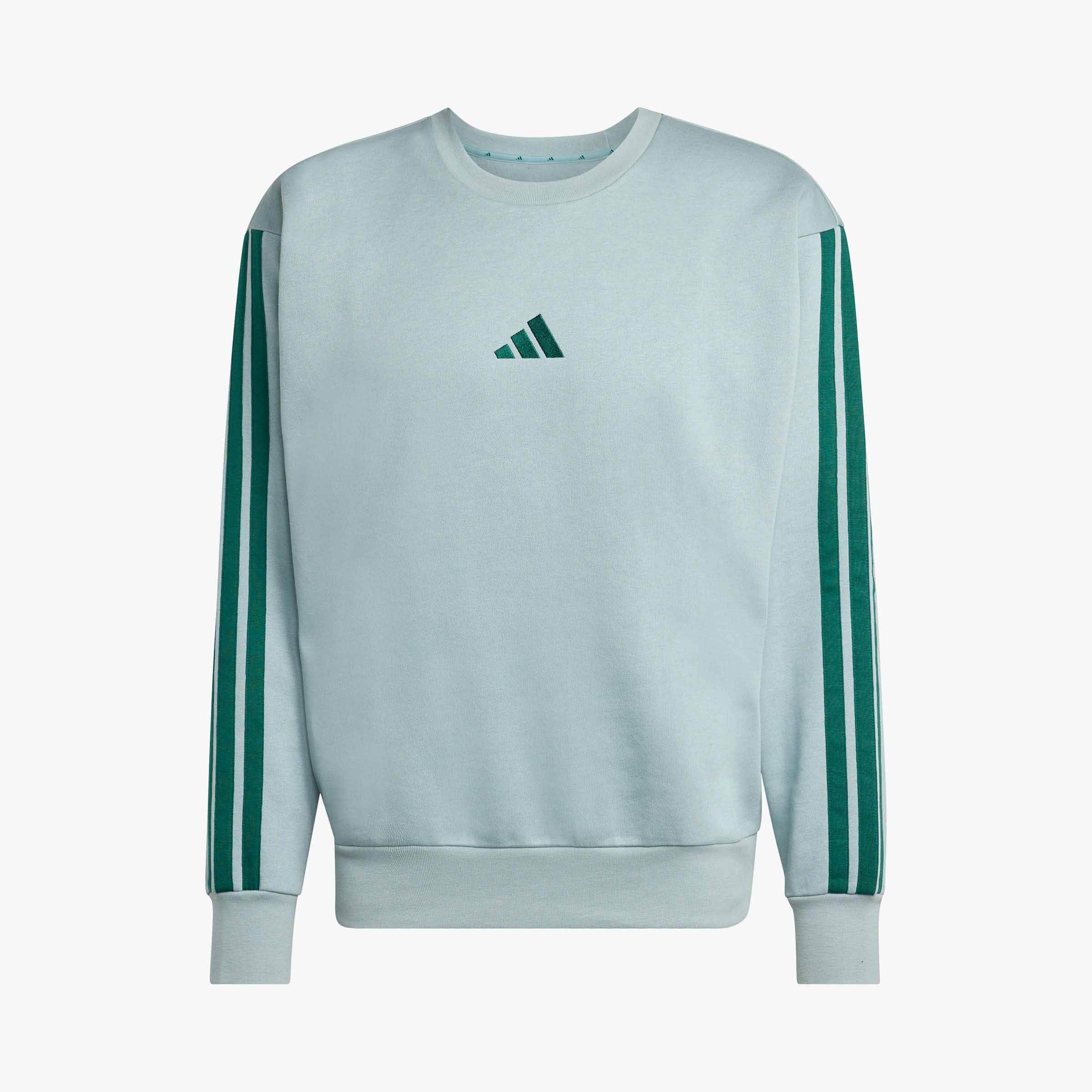 adidas Poler&oacute;n Essentials Fleece 3 Tiras, VERDE, hi-res