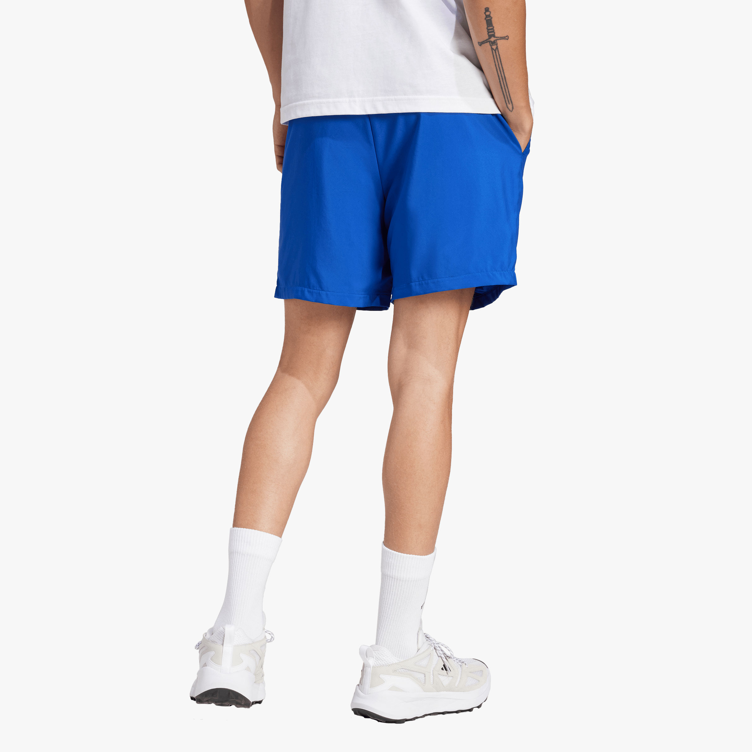 adidas Short Essentials Small Logo Chelsea, AZUL, hi-res