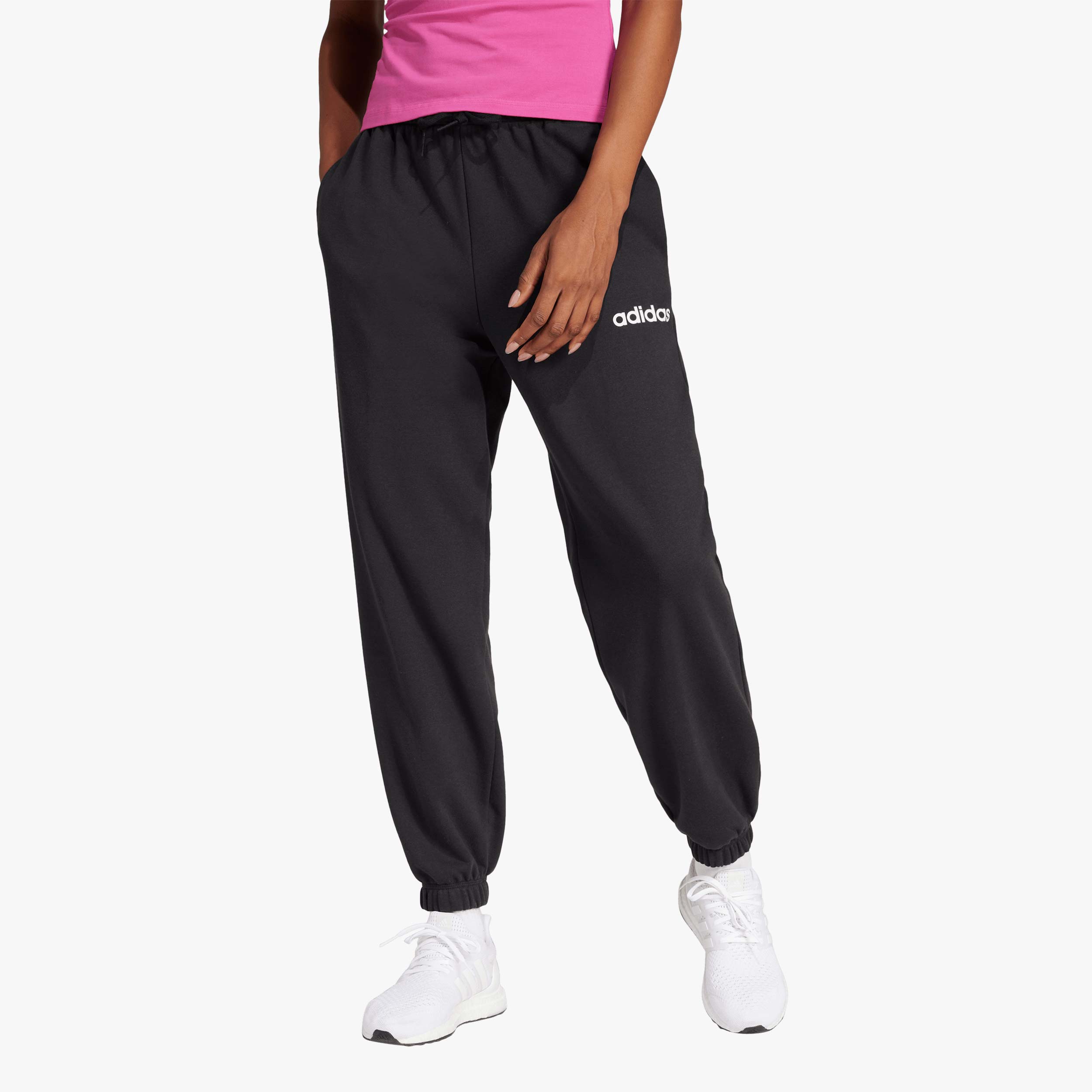adidas Pantal&oacute;n Essentials Linear, NEGRO, hi-res