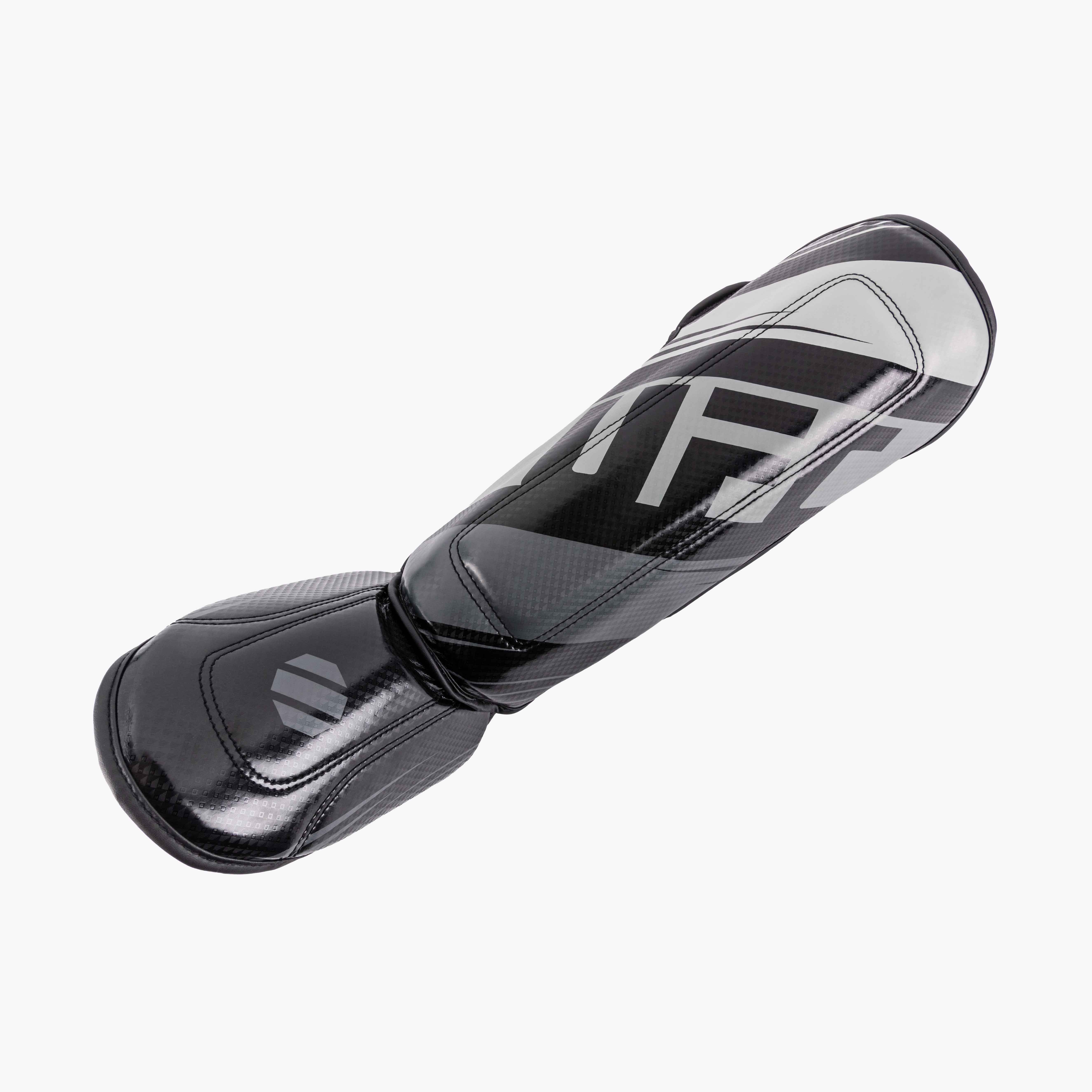 UFC Canilleras Performance Rush Juvenil, NEGRO, hi-res