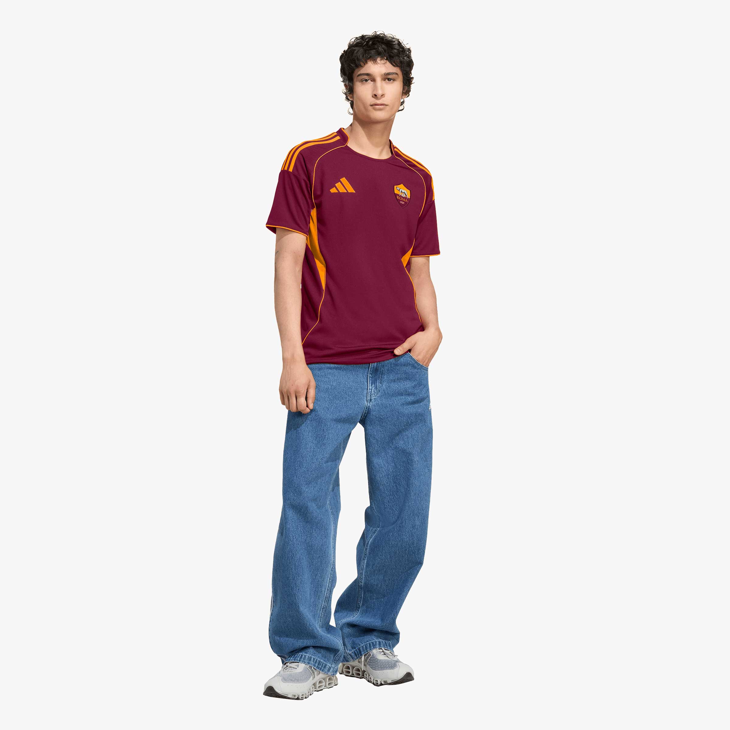 adidas Camiseta Local AS Roma 25/26, VERDE, hi-res
