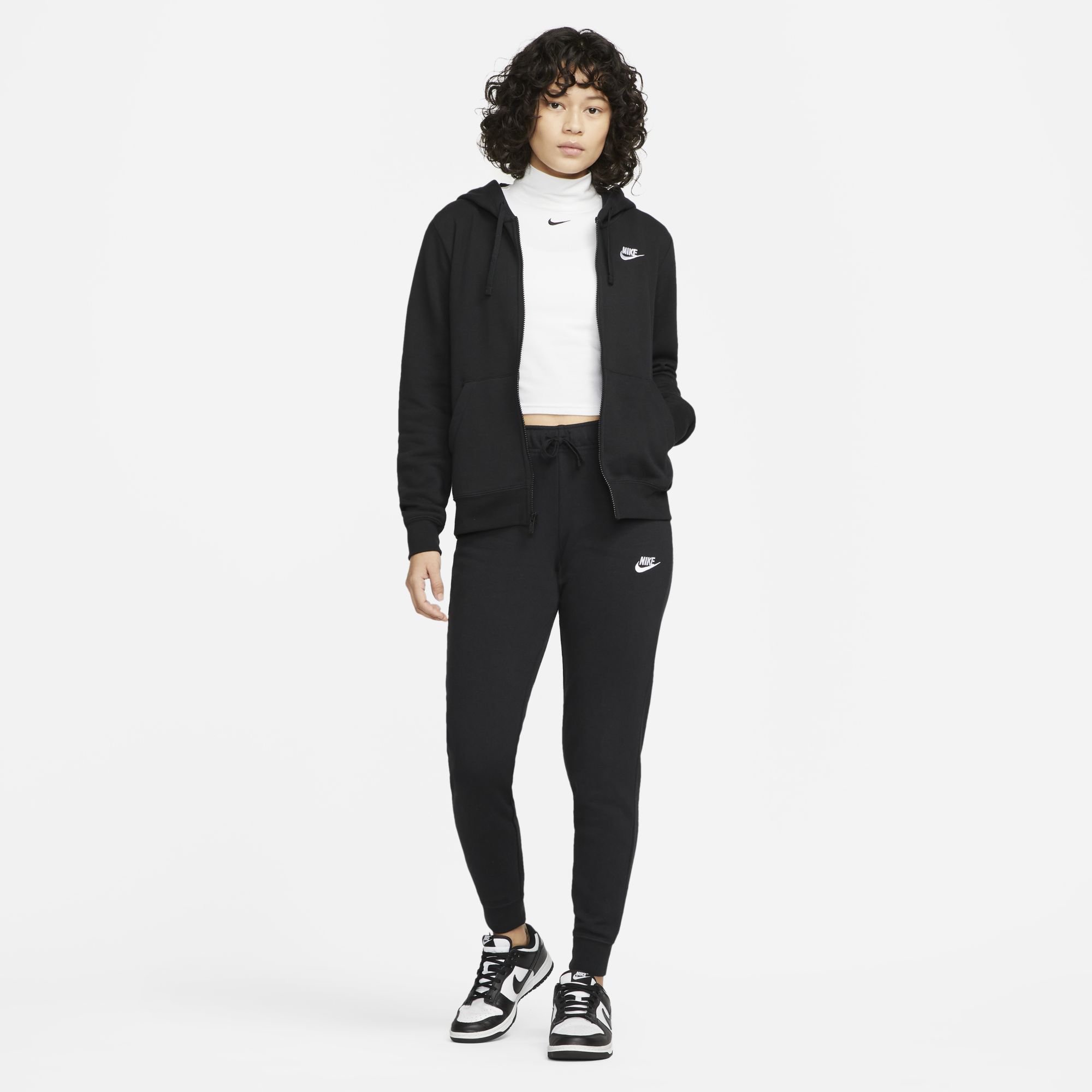 Nike Sportswear Club Fleece, NEGRO, hi-res