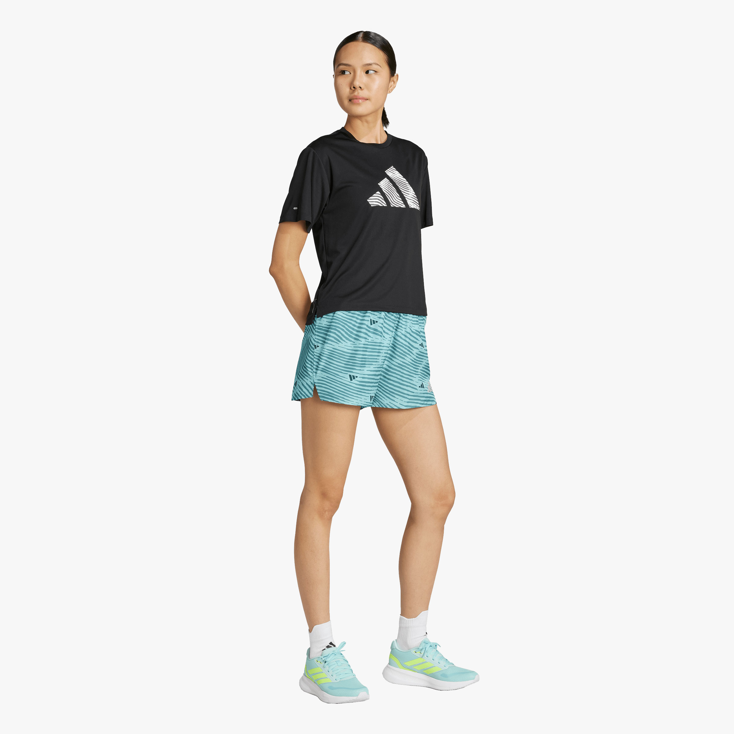 adidas Shorts Adi365 Running Essentials Brand Love, VERDE, hi-res