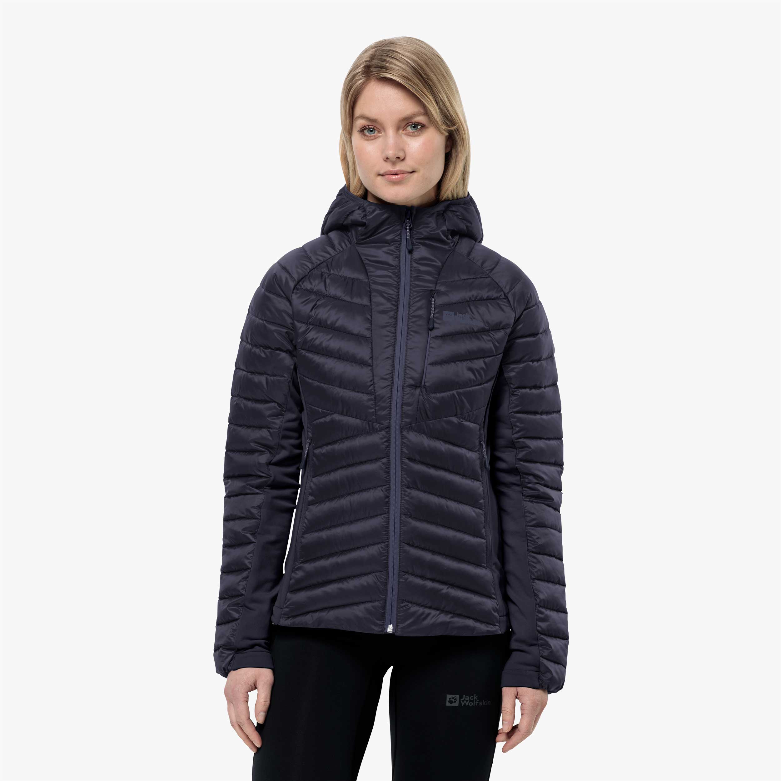Jack Wolfskin Chaqueta Routeburn, NEGRO, hi-res
