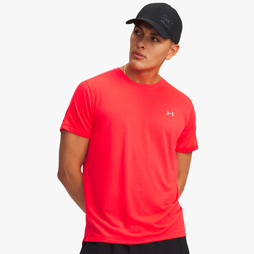 Under Armour Polera Velociti Reflect, ROJO, hi-res