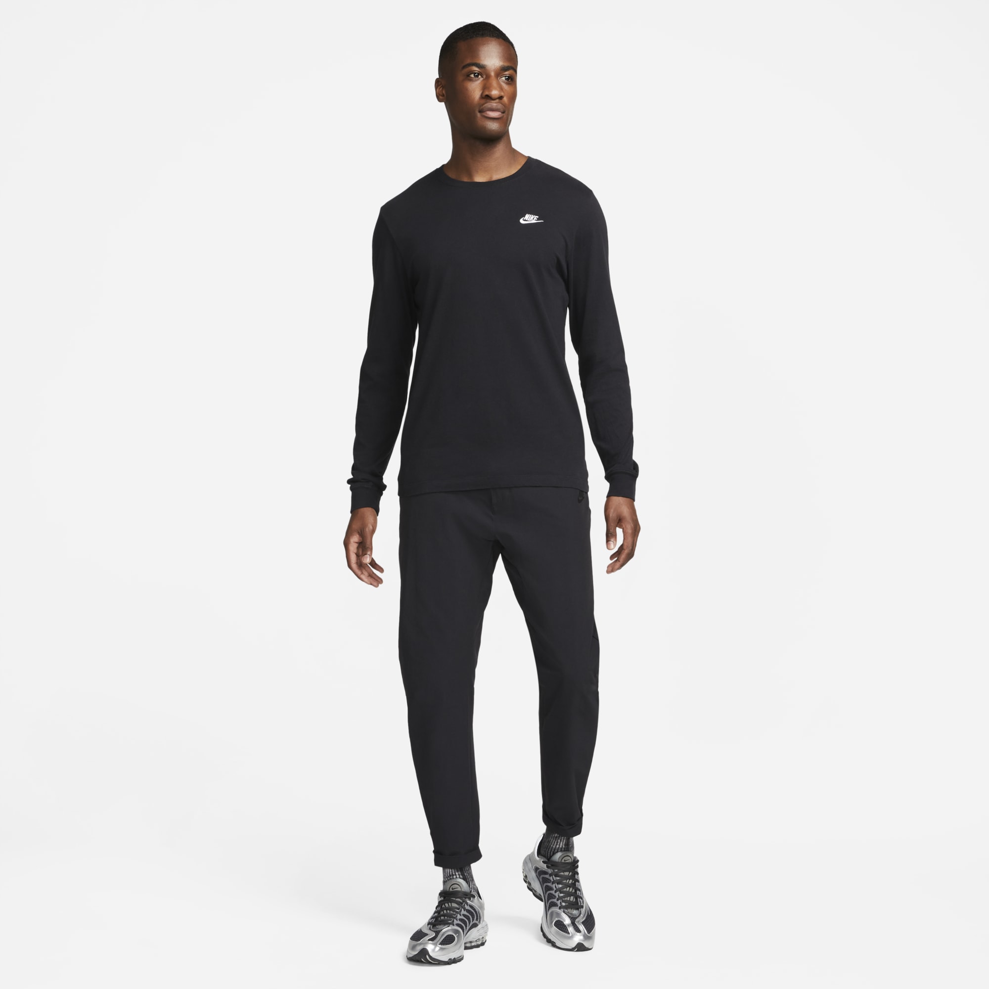 Nike Sportswear Club, NEGRO, hi-res