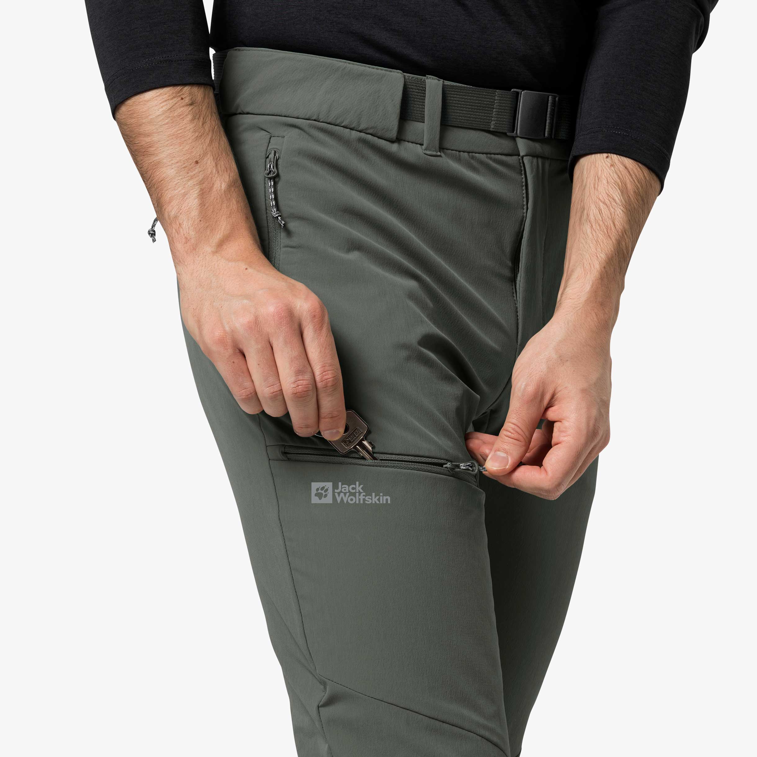 Jack Wolfskin Pantal&oacute;n Holdsteig, VERDE, hi-res