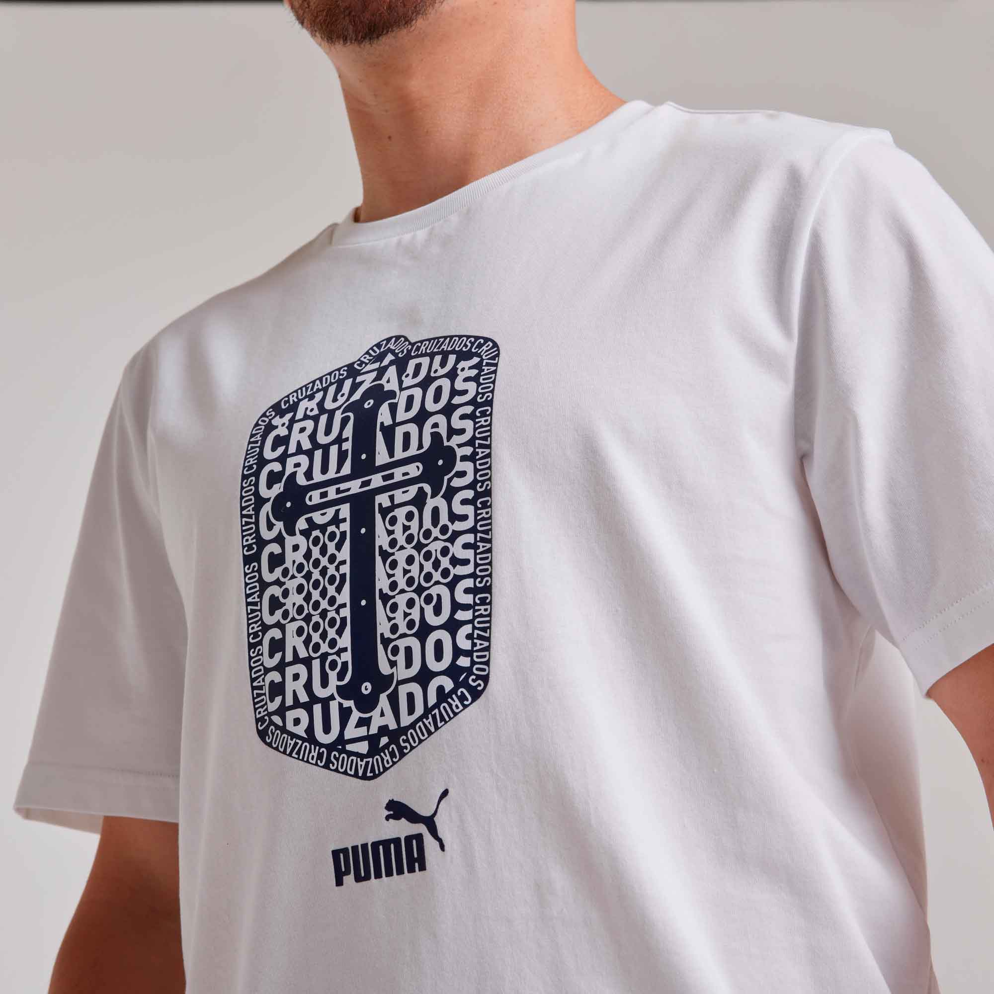 Puma Polera Universidad Cat&oacute;lica ftblCulture, BLANCO, hi-res