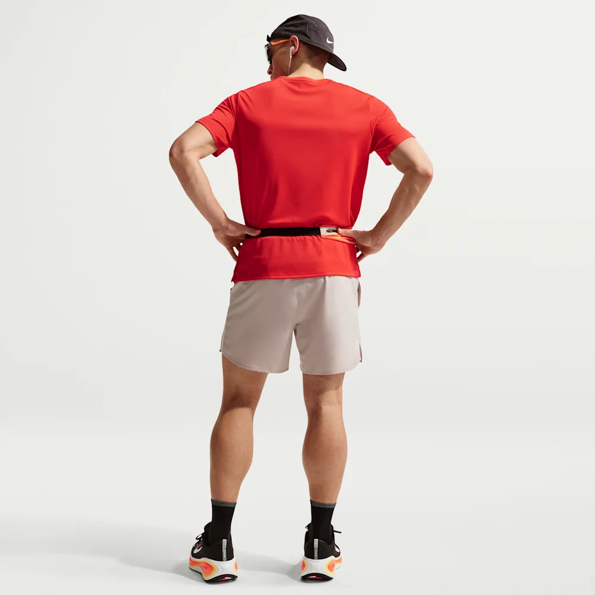 Nike Polera Miler, ROJO, hi-res
