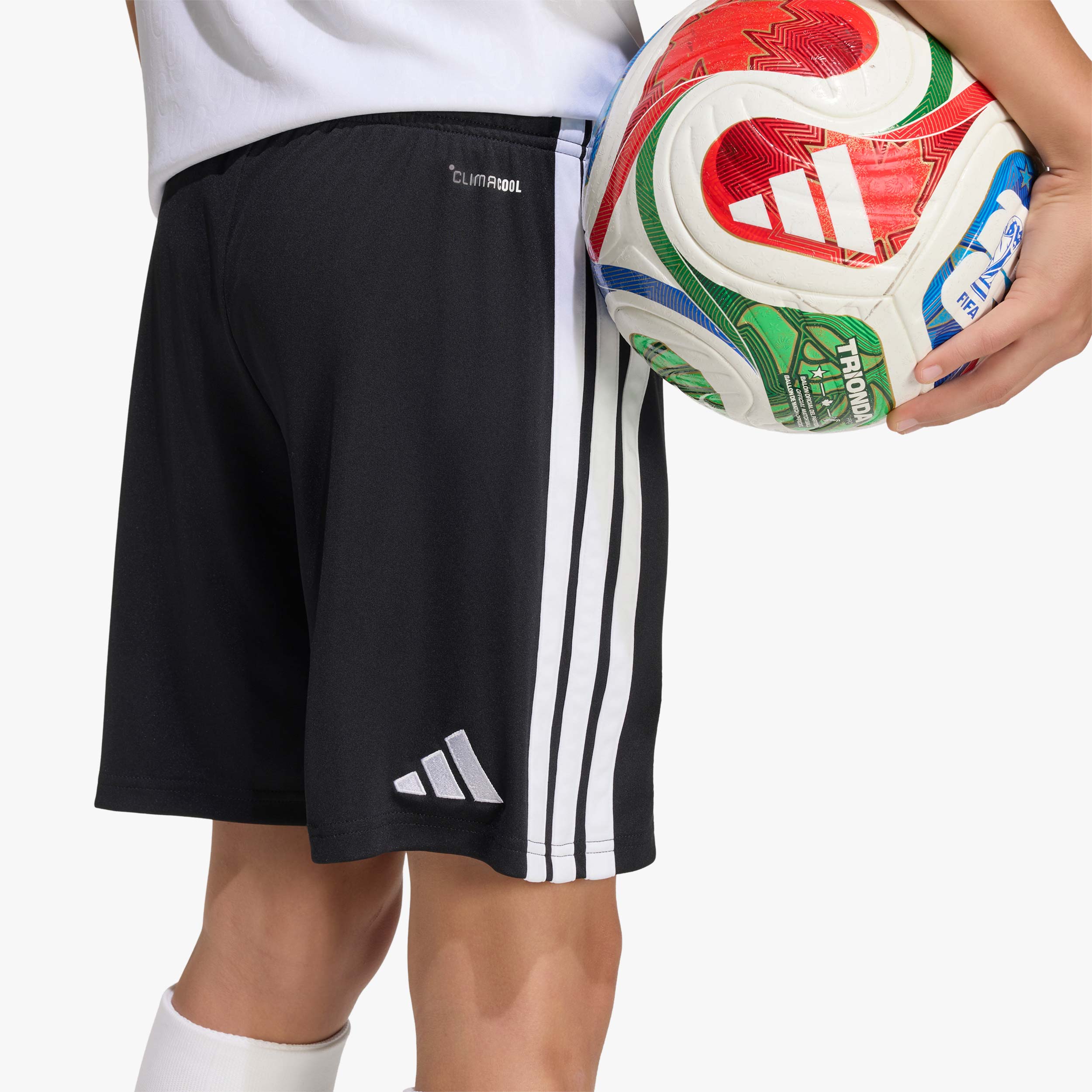 adidas Shorts Colo-Colo Local Ni&ntilde;o, NEGRO, hi-res