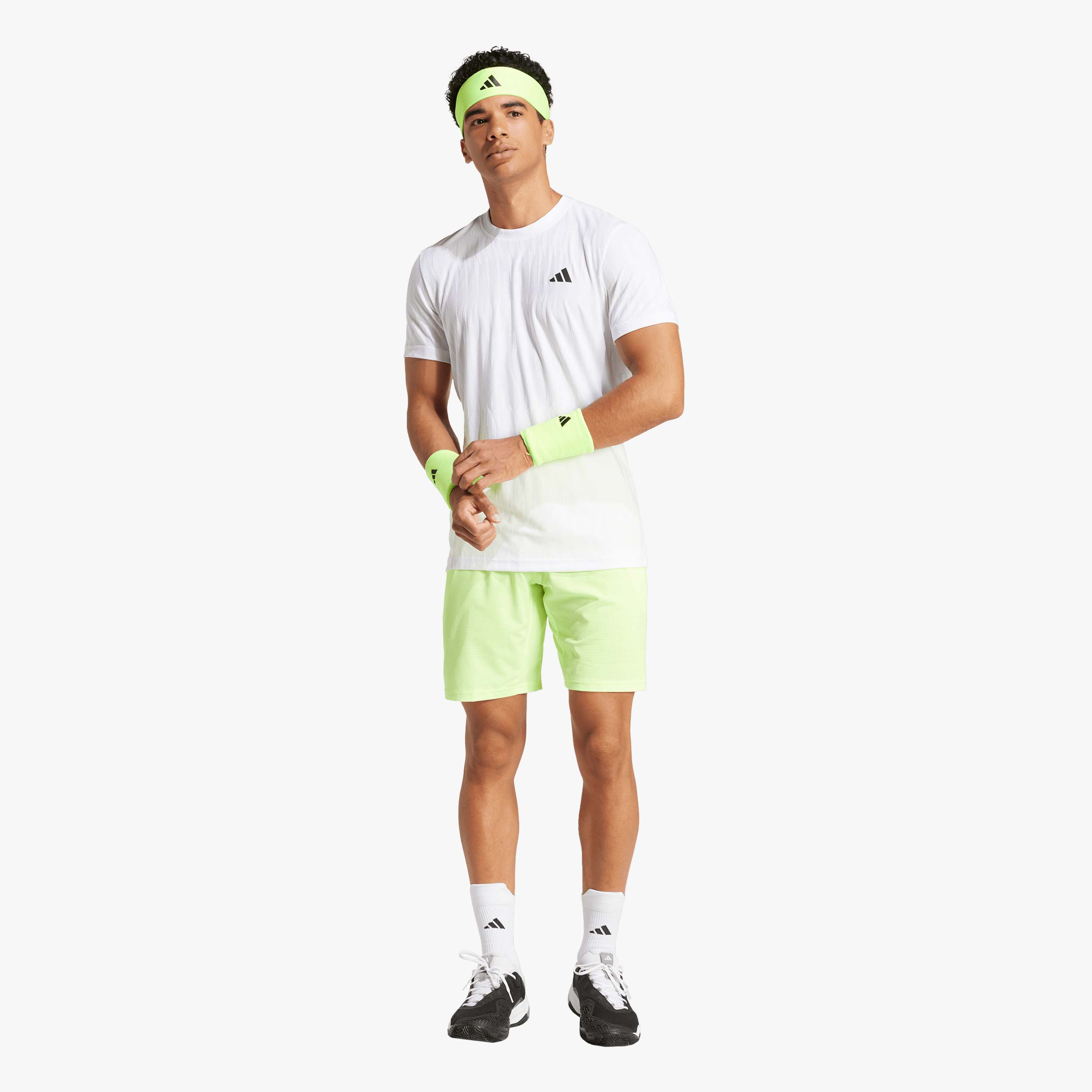 adidas Polera de tenis FreeLift Pro Climacool+, BLANCO, hi-res