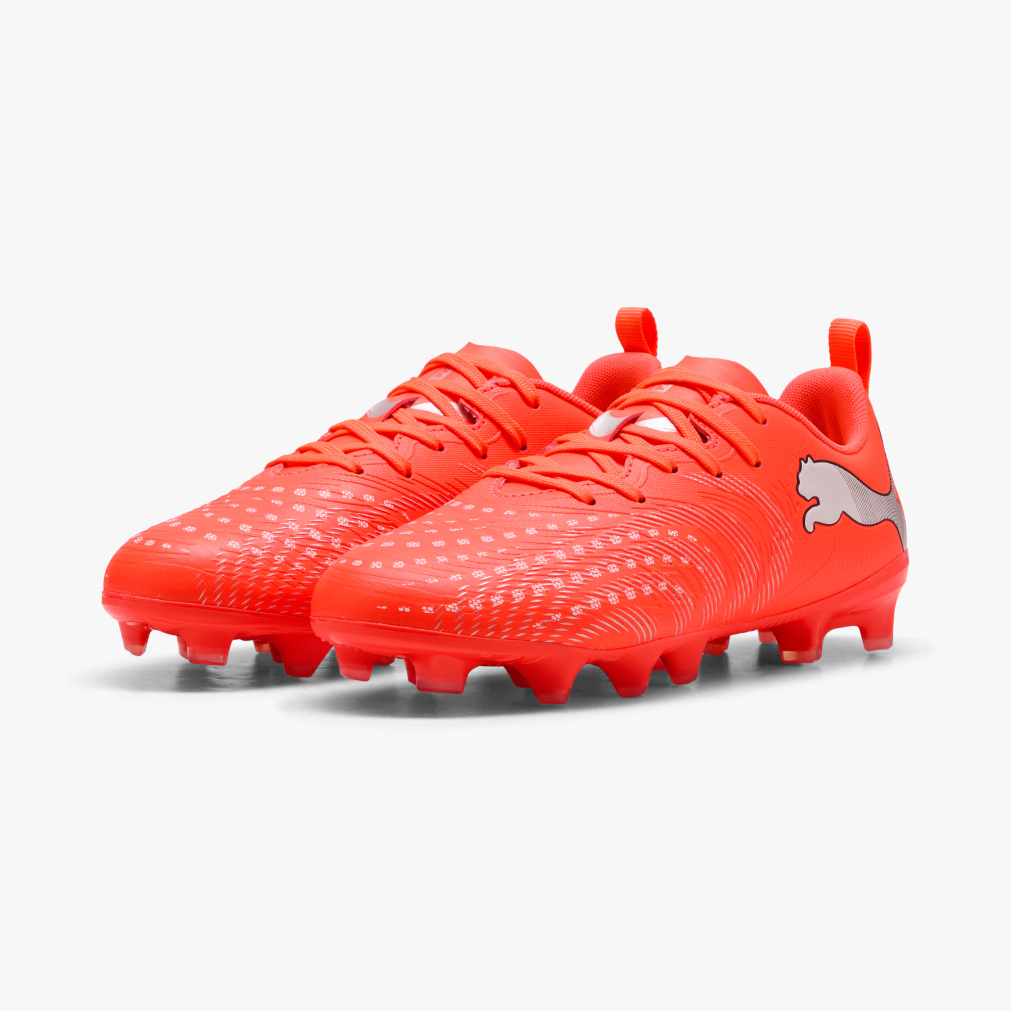 Puma Zapatillas para juniors FUTURE 9 PLAY FG/AG, ROJO, hi-res