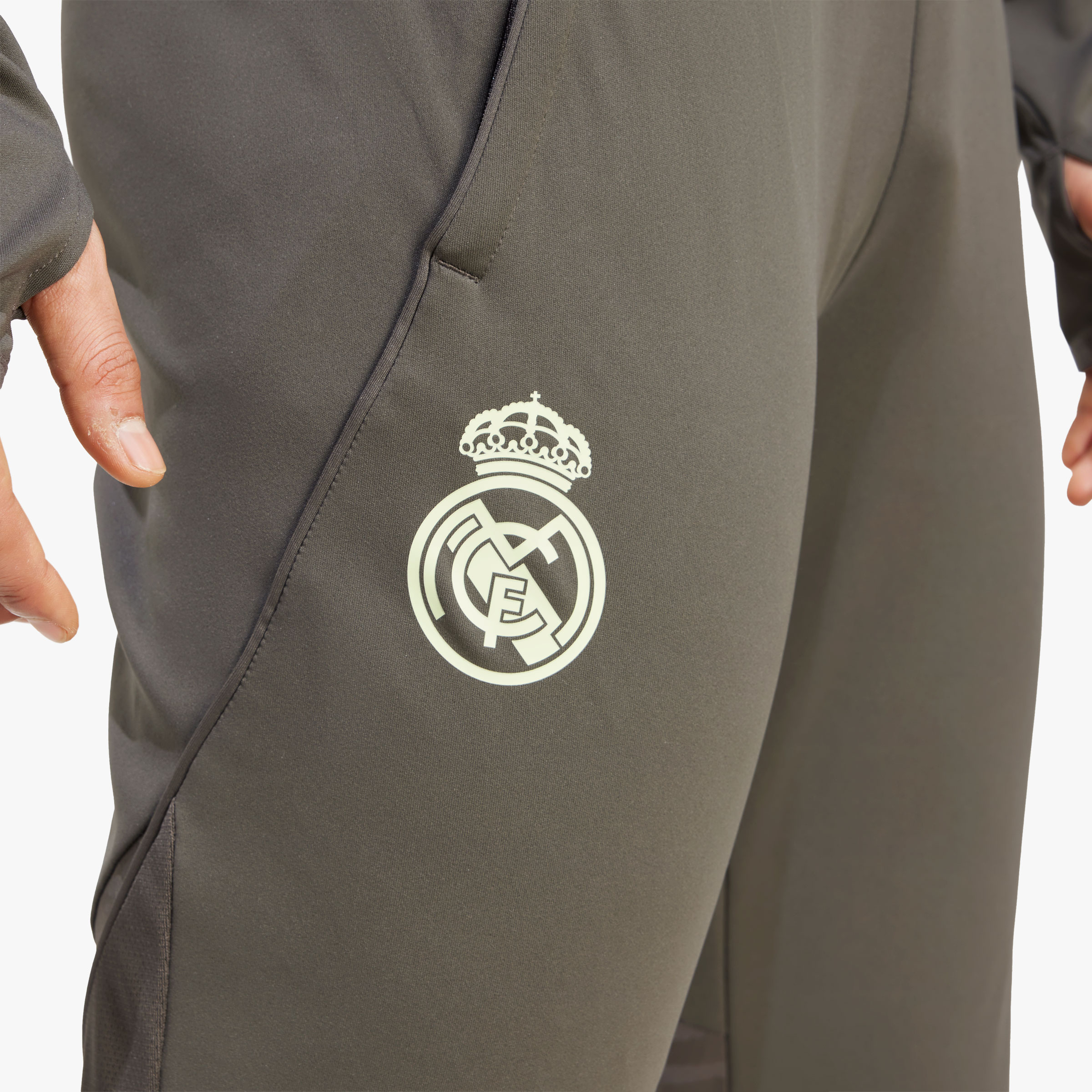 adidas Pantalón de Entrenamiento Real Madrid Tiro 25 Competition, GRIS, hi-res