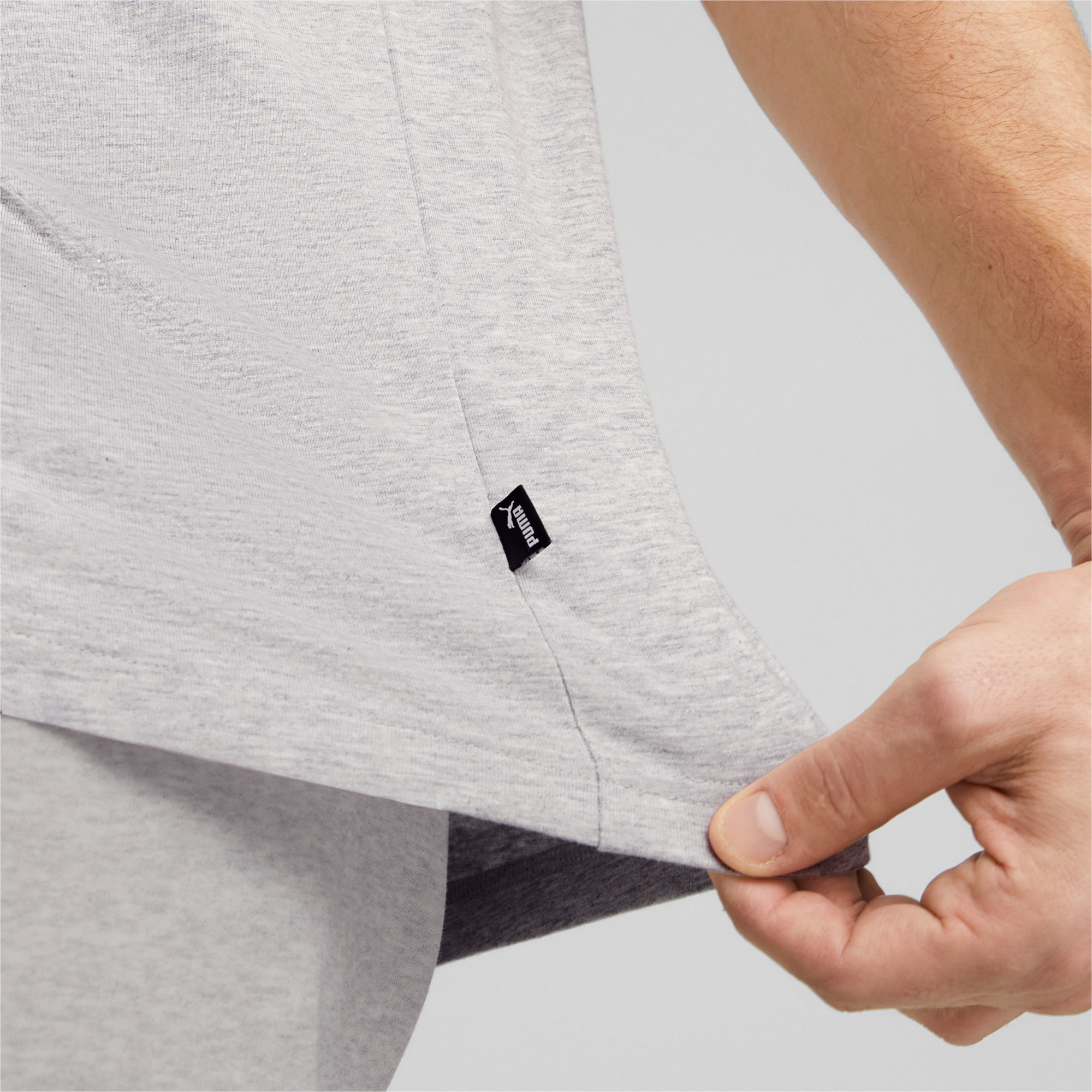 Puma Polera Essentials, GRIS, hi-res