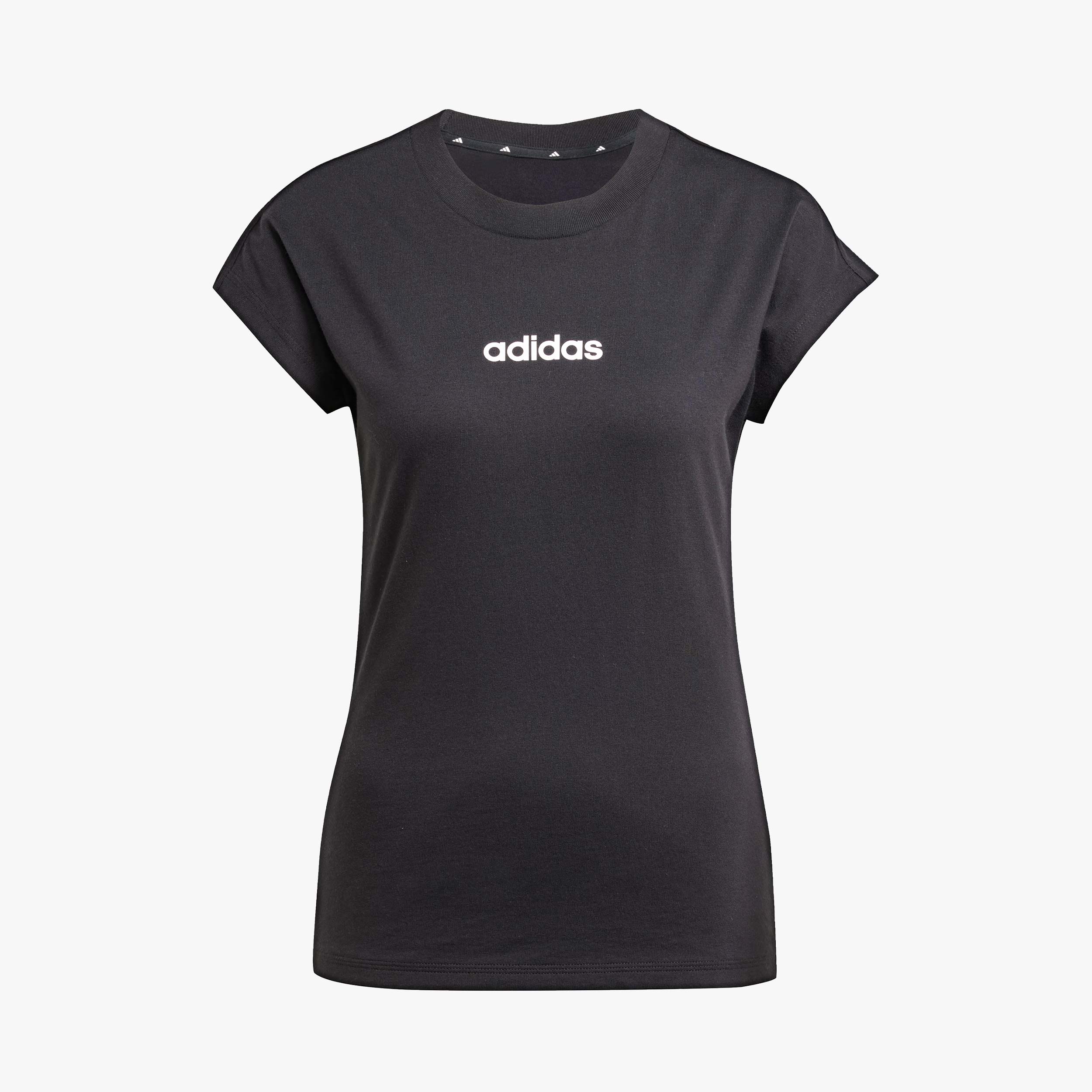 adidas Polera Essentials Linear, NEGRO, hi-res