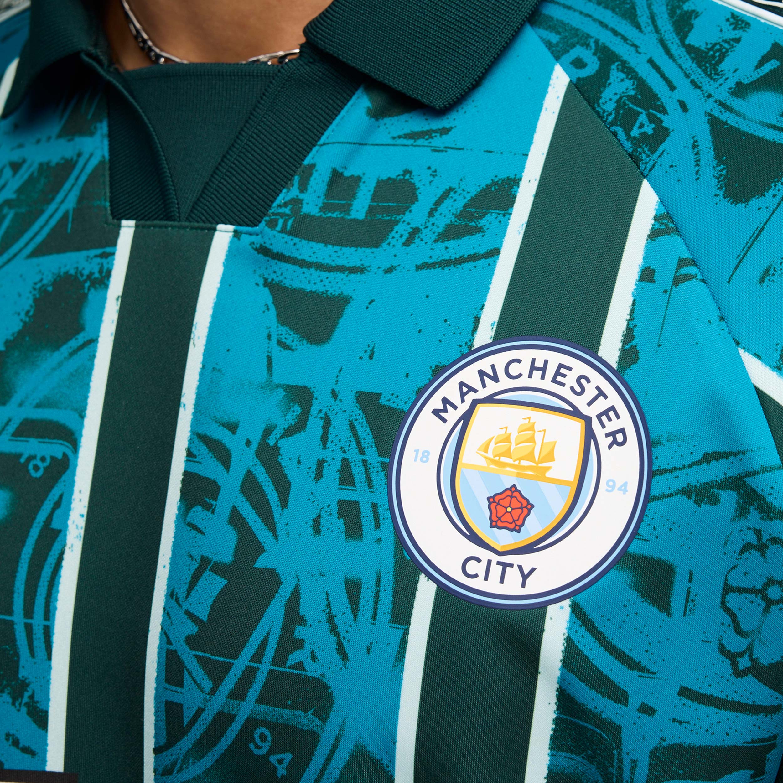 Puma Camiseta Manchester City King Retro, AZUL, hi-res