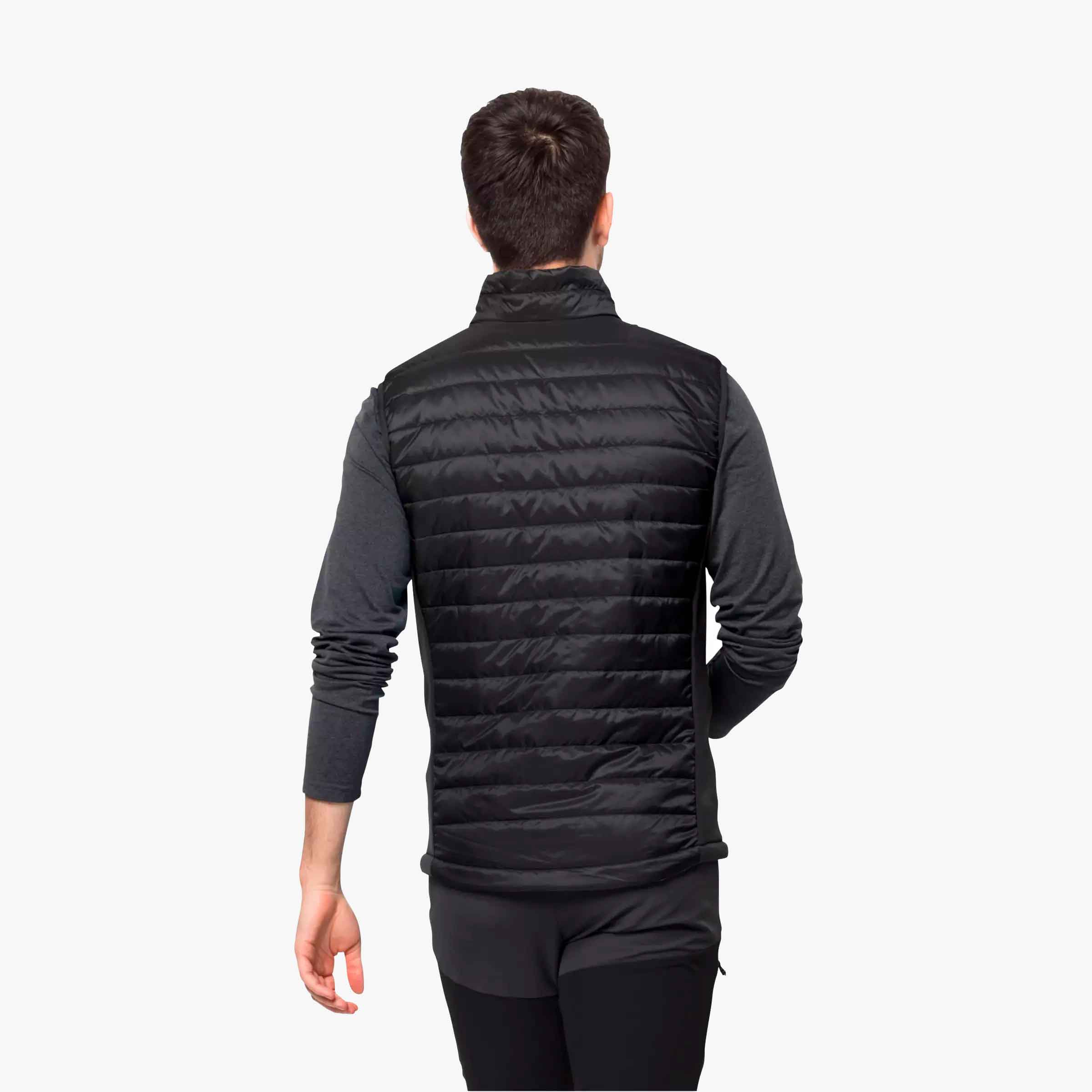 Jack Wolfskin Chaqueta sin mangas Routeburn, NEGRO, hi-res